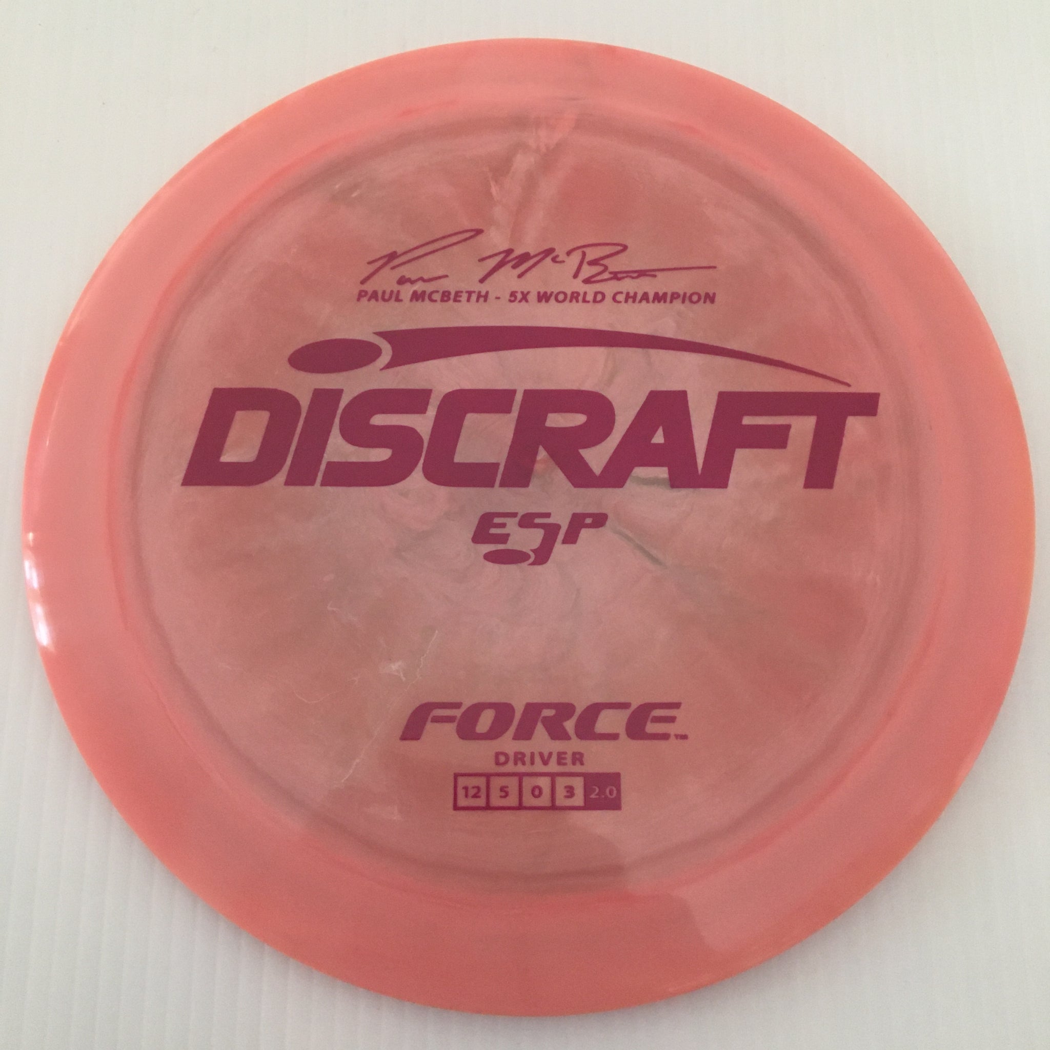 Discraft 5x Paul McBeth ESP Force 12/5/0/3 (173-174 grams)