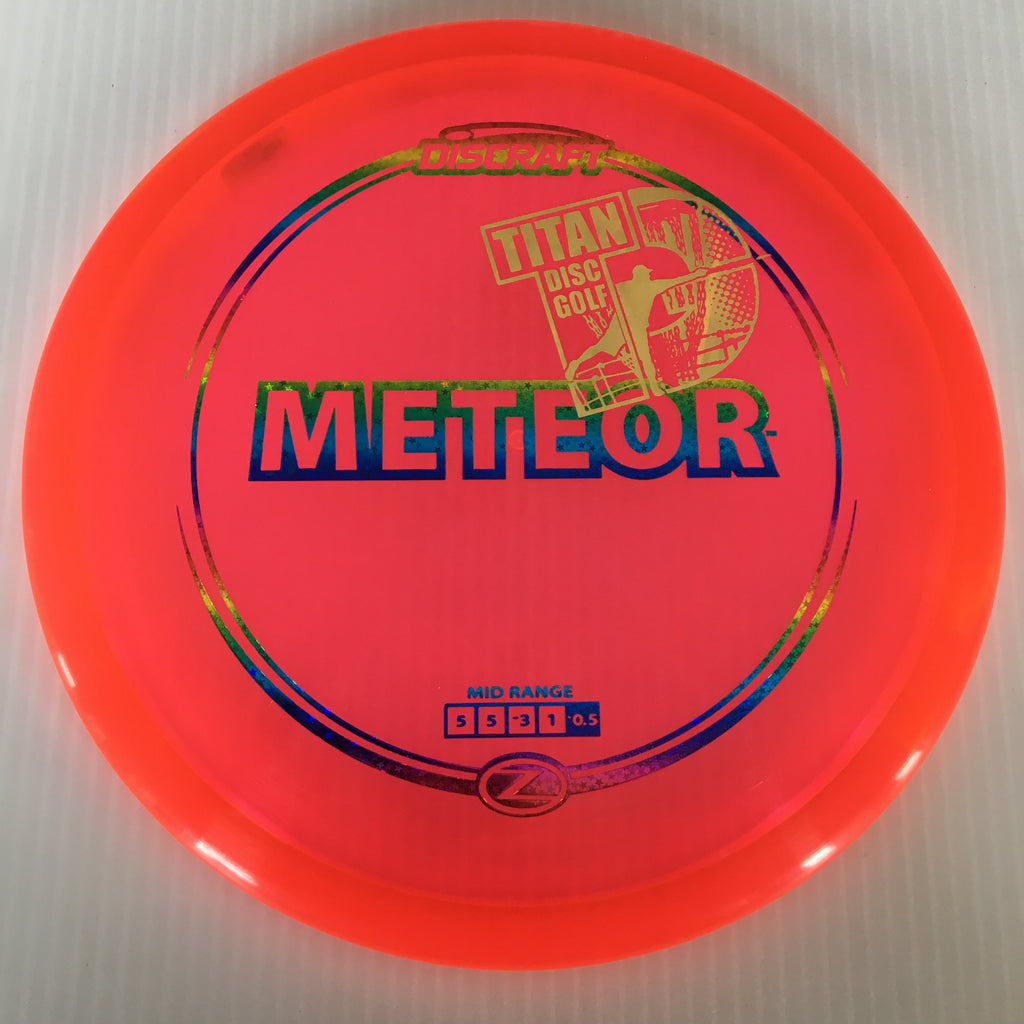 Discraft Z Meteor 5/5/-3/1 Titan Disc Golf Overstamp