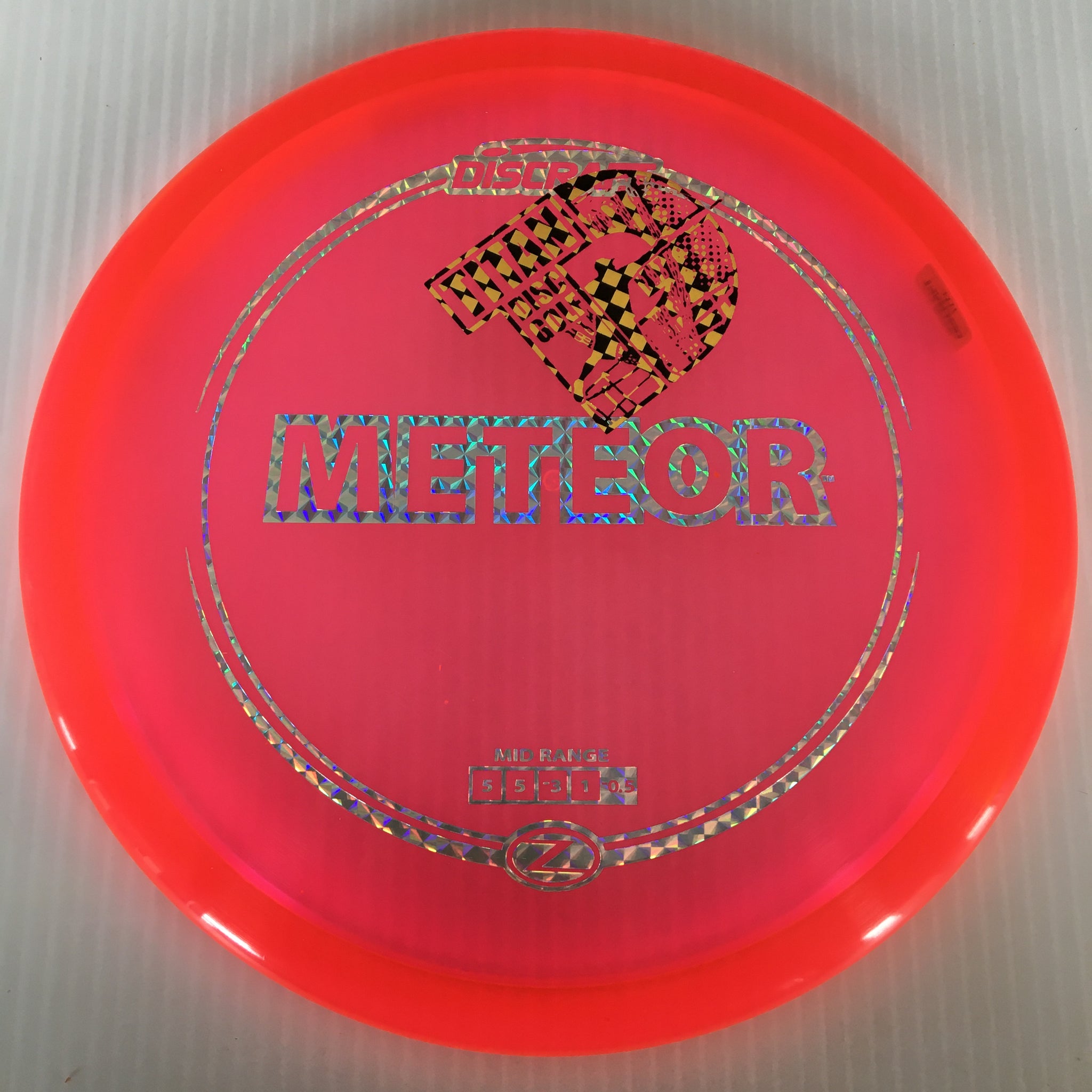 Discraft Z Meteor 5/5/-3/1 Titan Disc Golf Overstamp