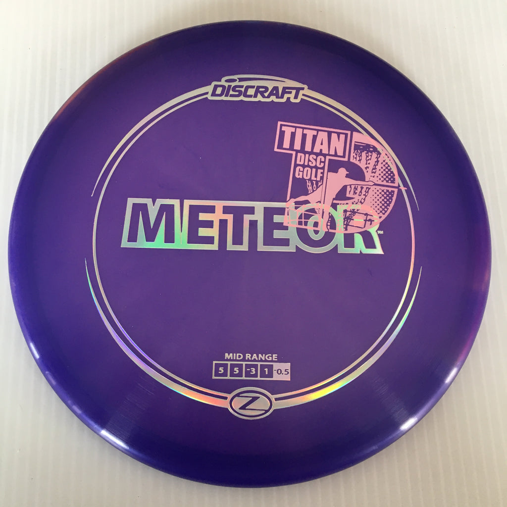 Discraft Z Meteor 5/5/-3/1 Titan Disc Golf Overstamp