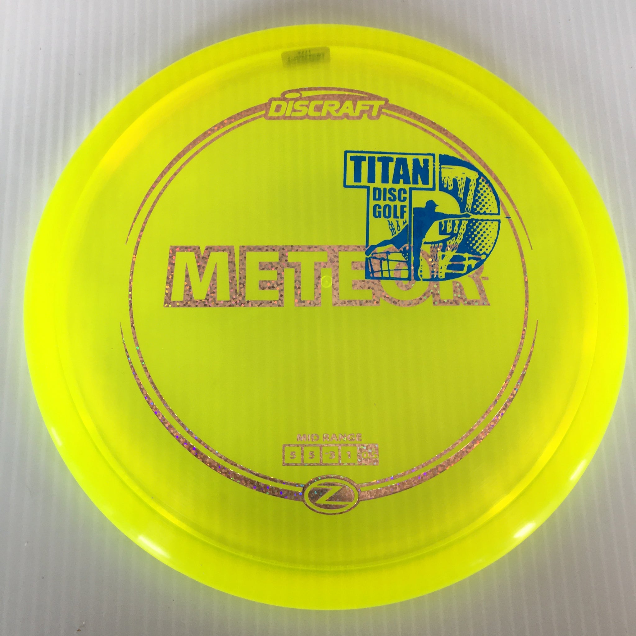 Discraft Z Meteor 5/5/-3/1 Titan Disc Golf Overstamp