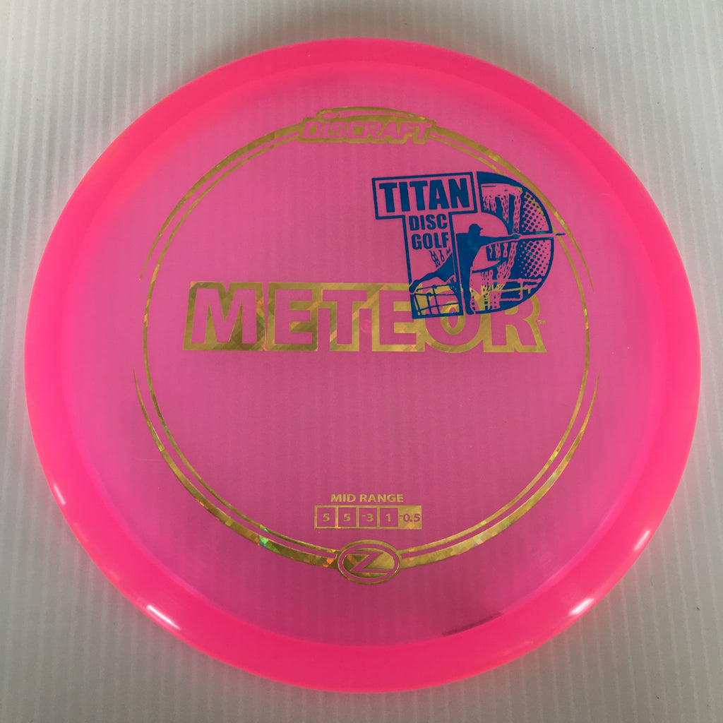 Discraft Z Meteor 5/5/-3/1 Titan Disc Golf Overstamp