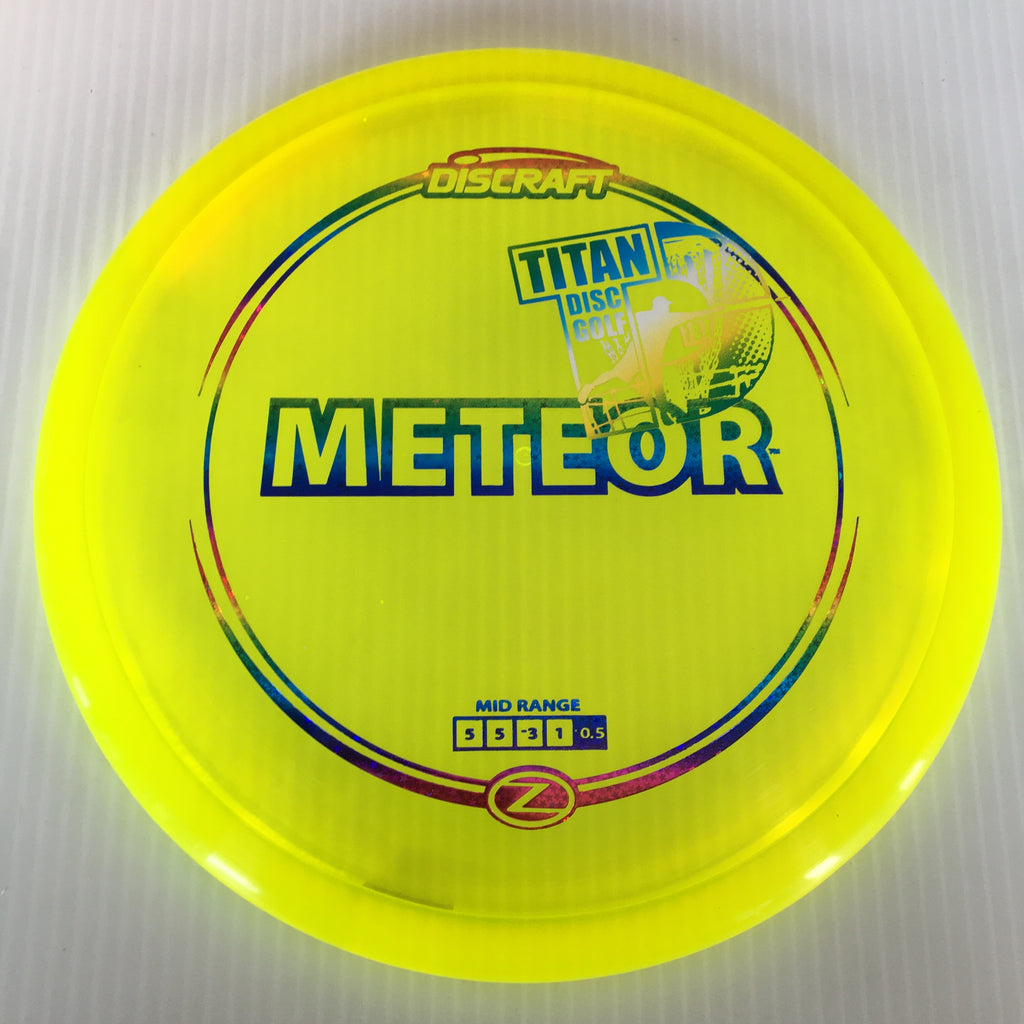 Discraft Z Meteor 5/5/-3/1 Titan Disc Golf Overstamp