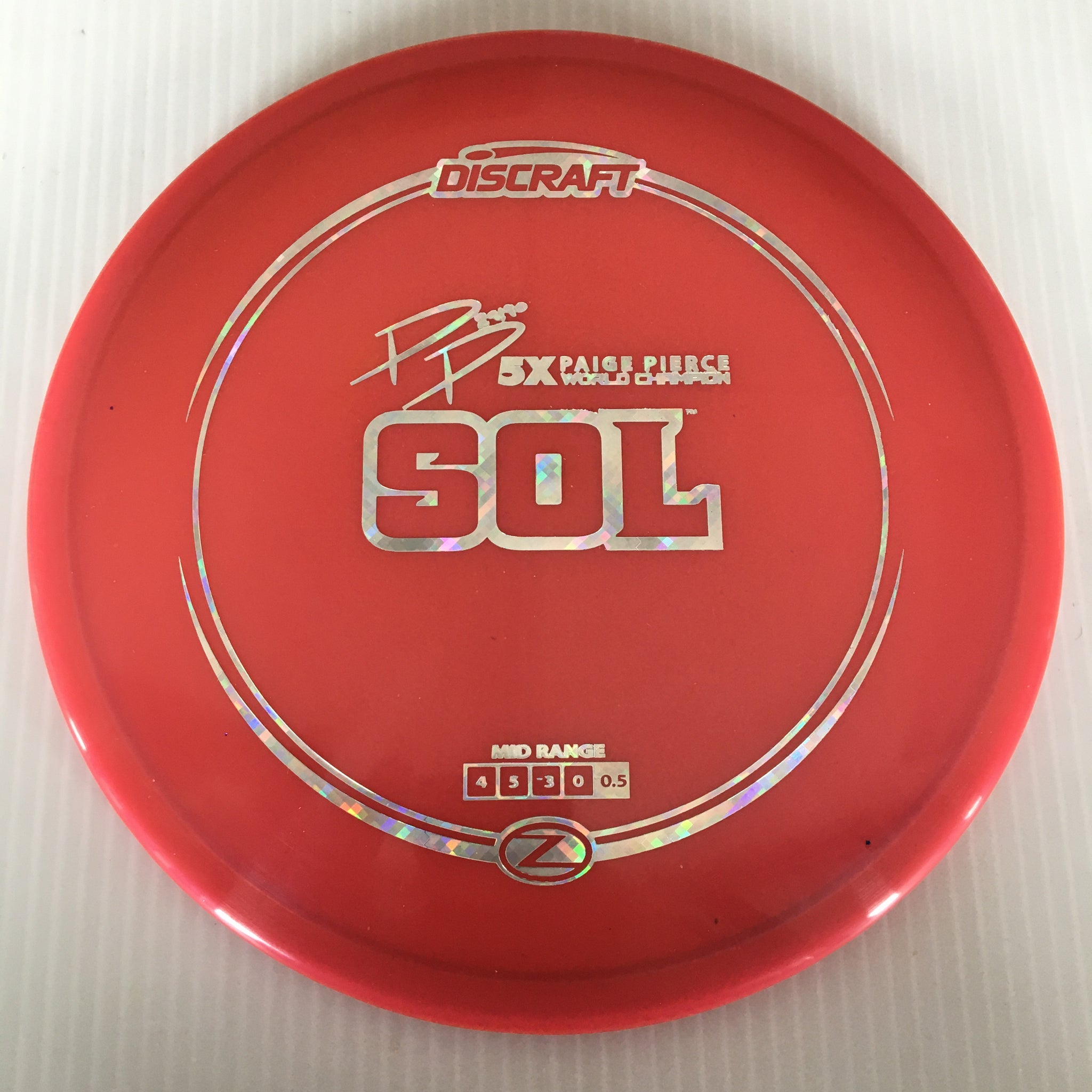 Discraft 5x Paige Pierce Z Sol 4/5/-3/0