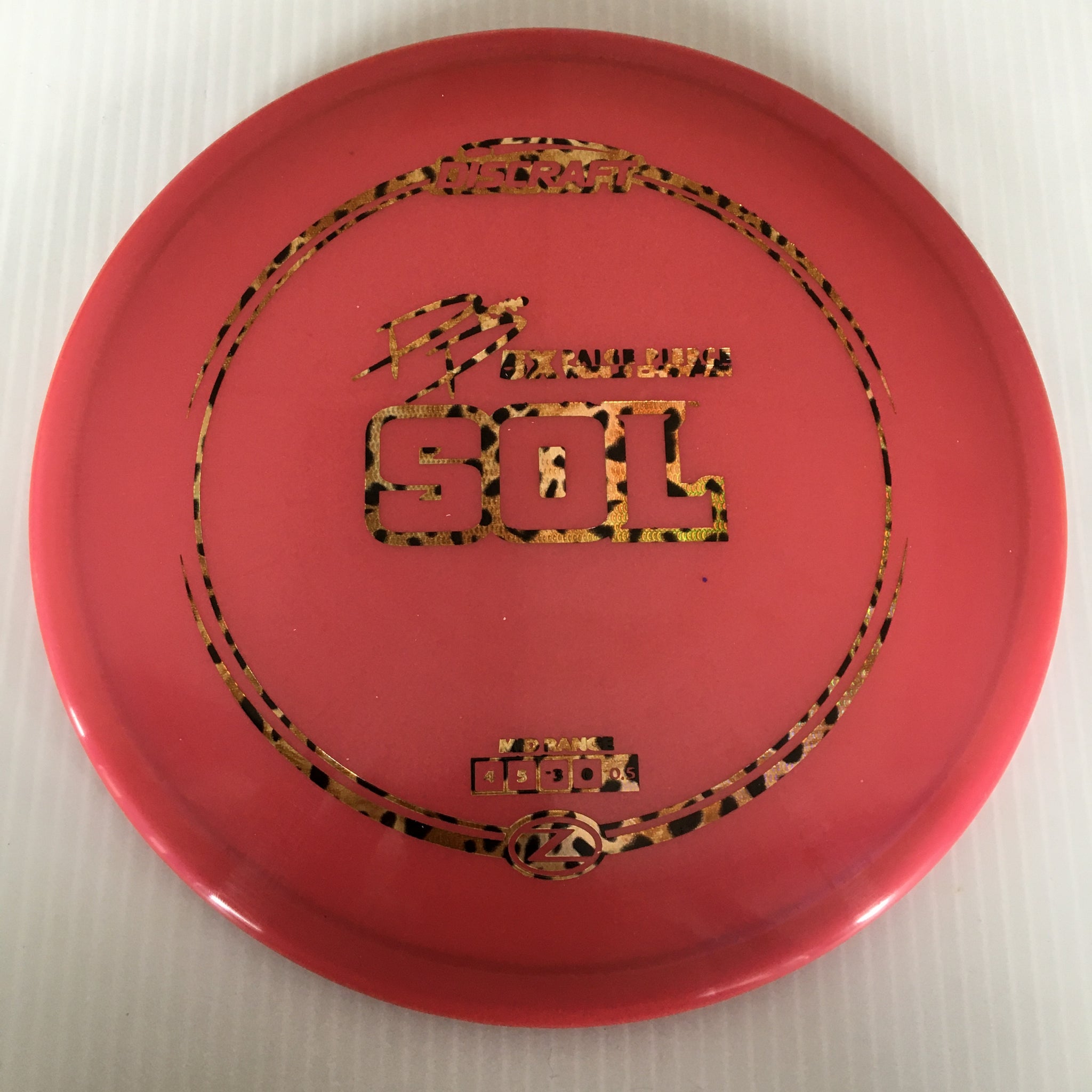 Discraft 5x Paige Pierce Z Sol 4/5/-3/0