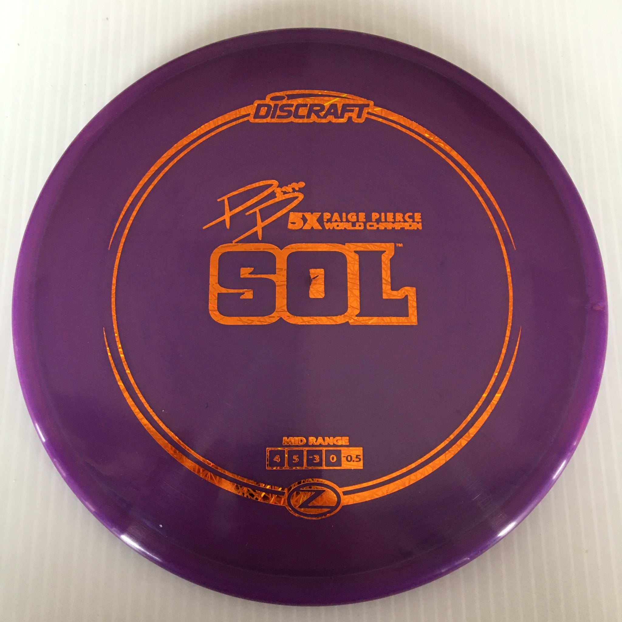 Discraft 5x Paige Pierce Z Sol 4/5/-3/0