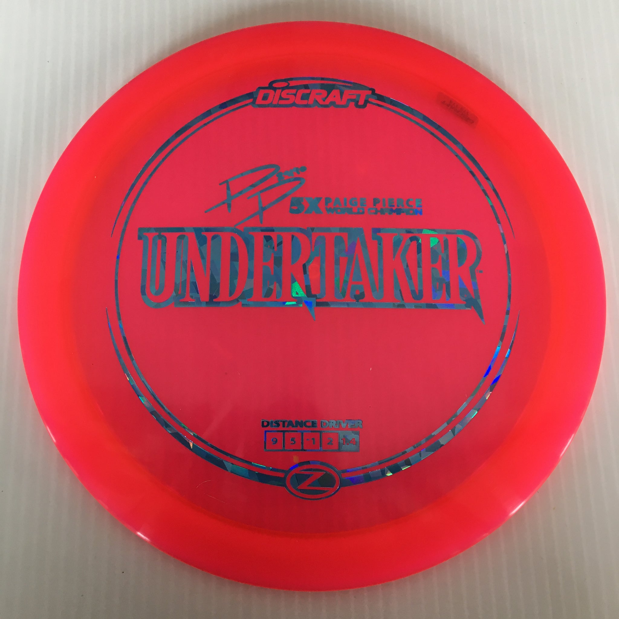 Discraft 5x Paige Pierce Z Undertaker 9/5/-1/2