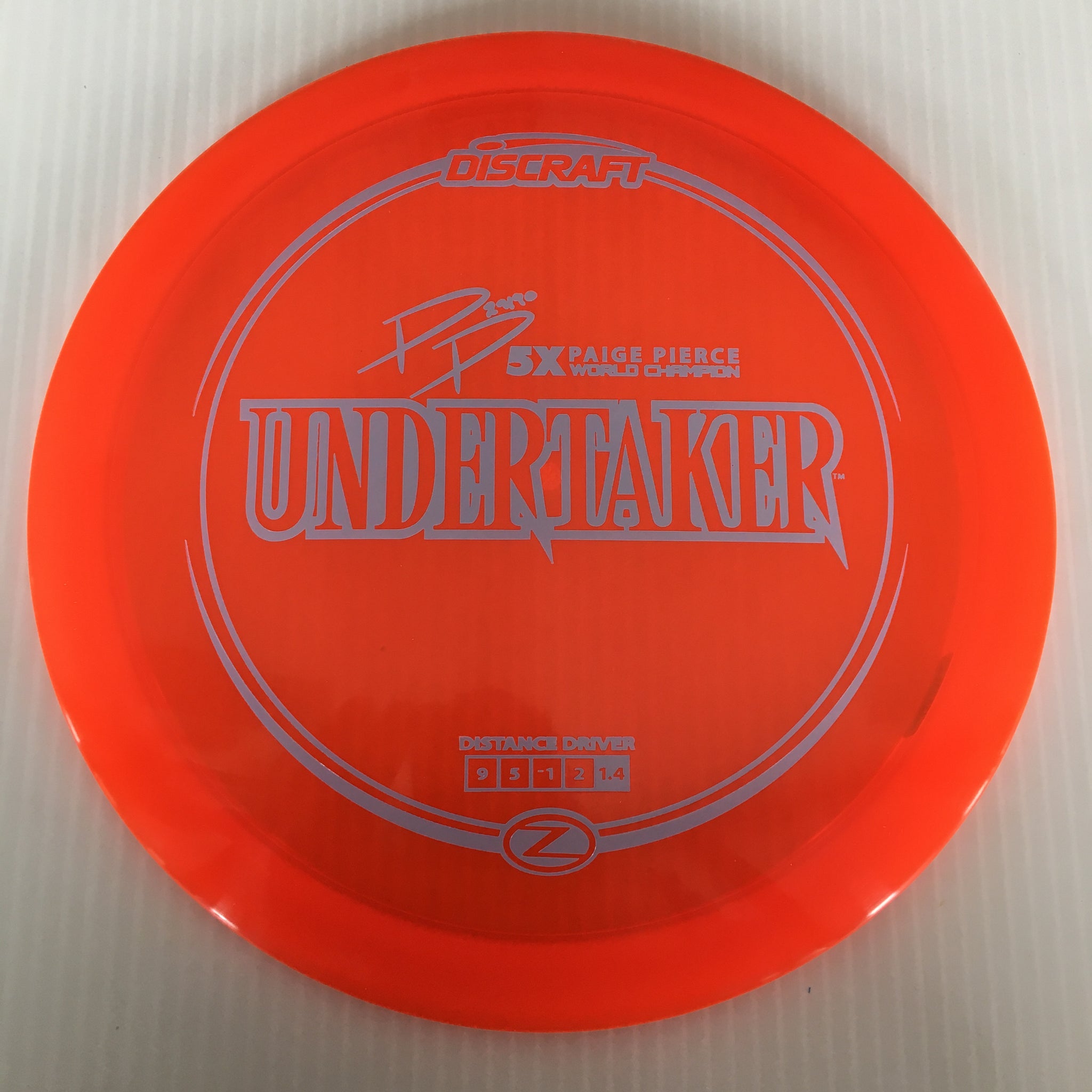 Discraft 5x Paige Pierce Z Undertaker 9/5/-1/2