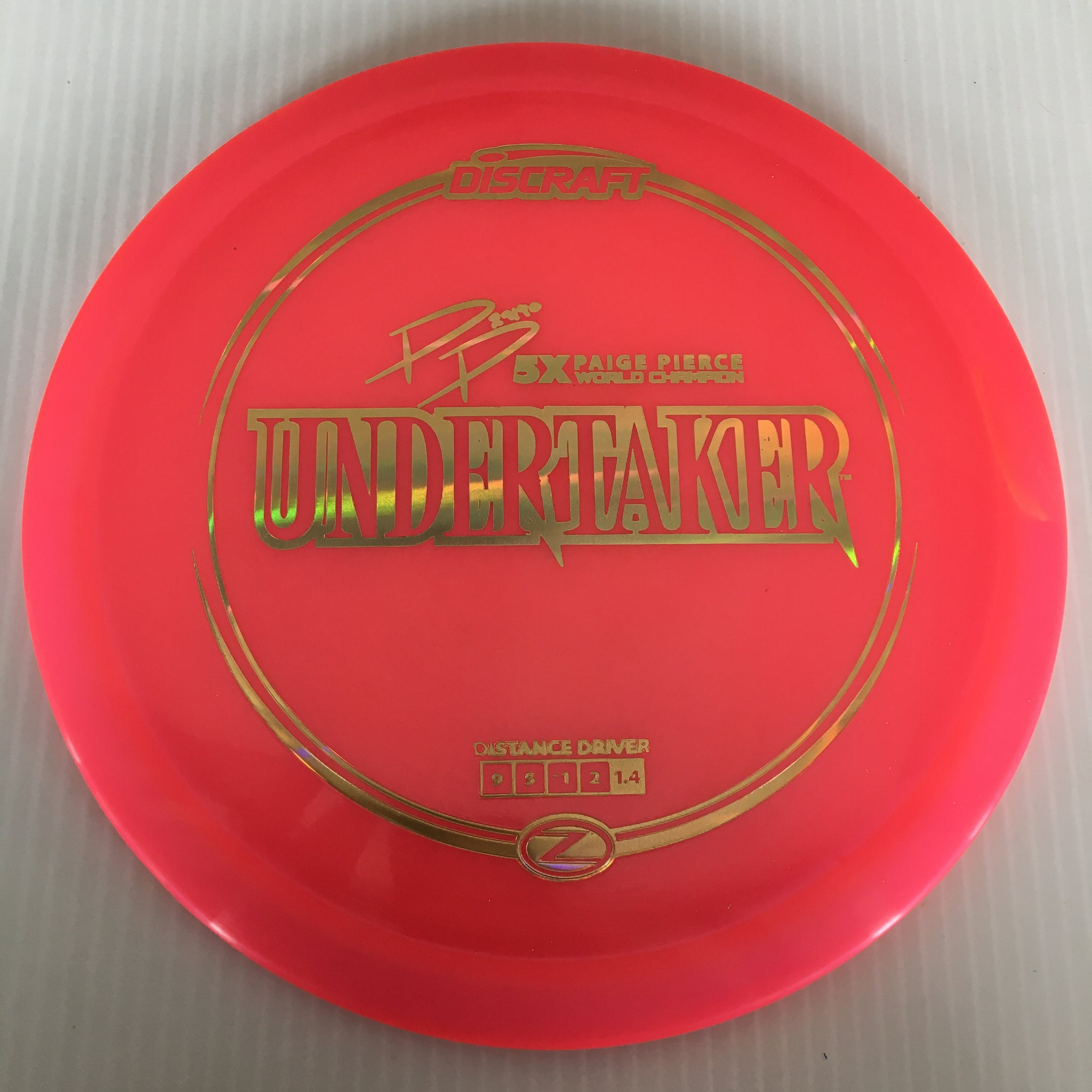 Discraft 5x Paige Pierce Z Undertaker 9/5/-1/2