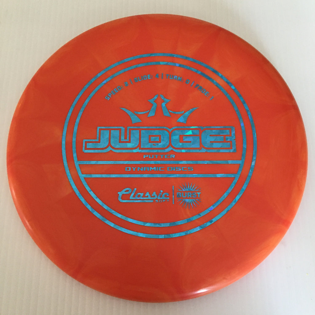 Dynamic Discs Classic Soft Burst Judge 2/4/0/1