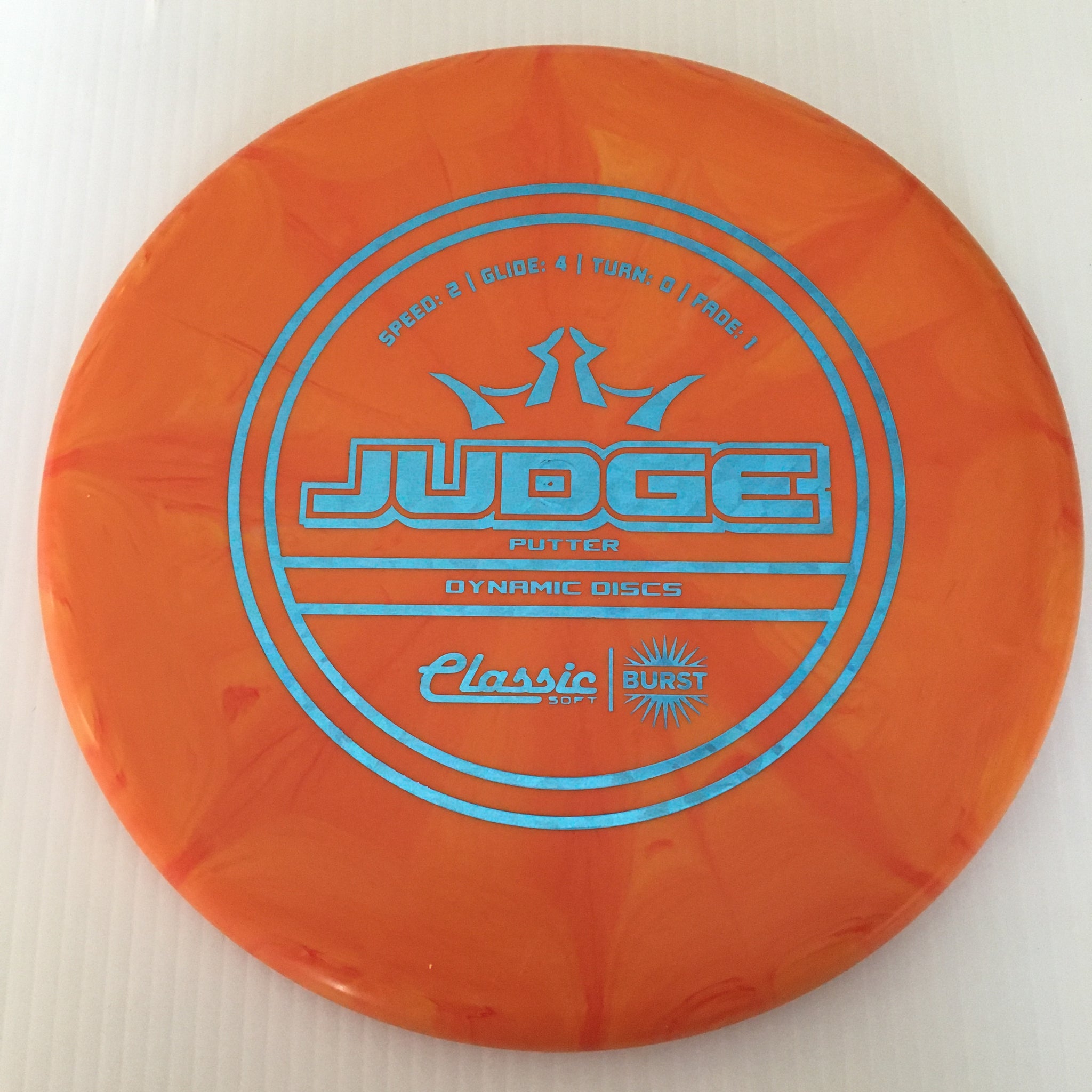 Dynamic Discs Classic Soft Burst Judge 2/4/0/1