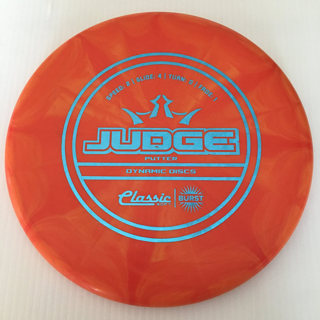 Dynamic Discs Classic Soft Burst Judge 2/4/0/1