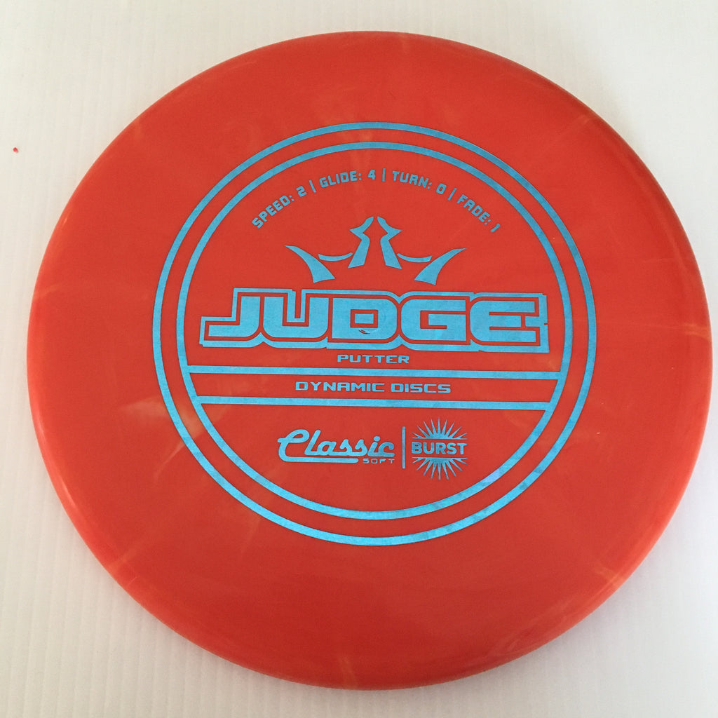 Dynamic Discs Classic Soft Burst Judge 2/4/0/1