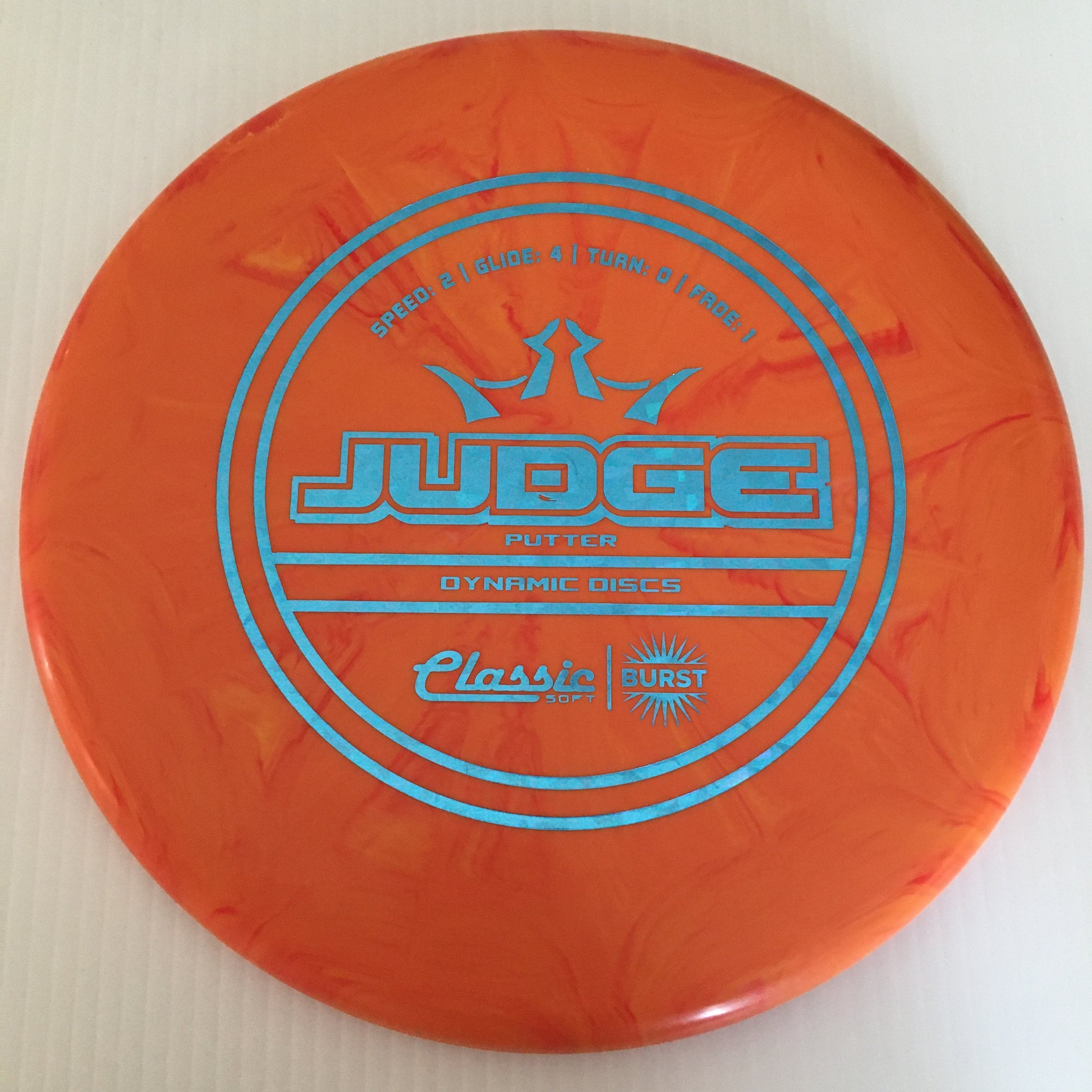 Dynamic Discs Classic Soft Burst Judge 2/4/0/1