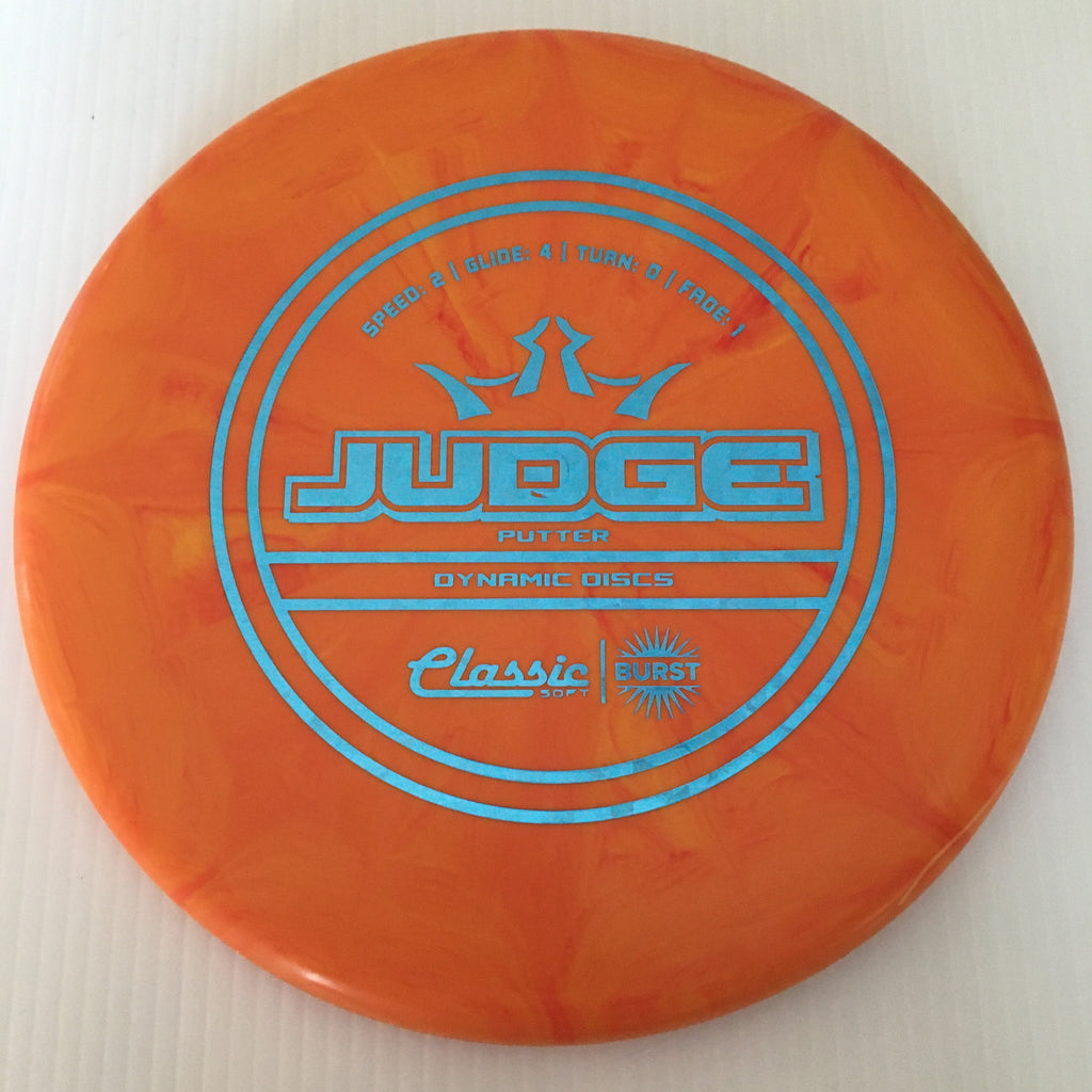 Dynamic Discs Classic Soft Burst Judge 2/4/0/1