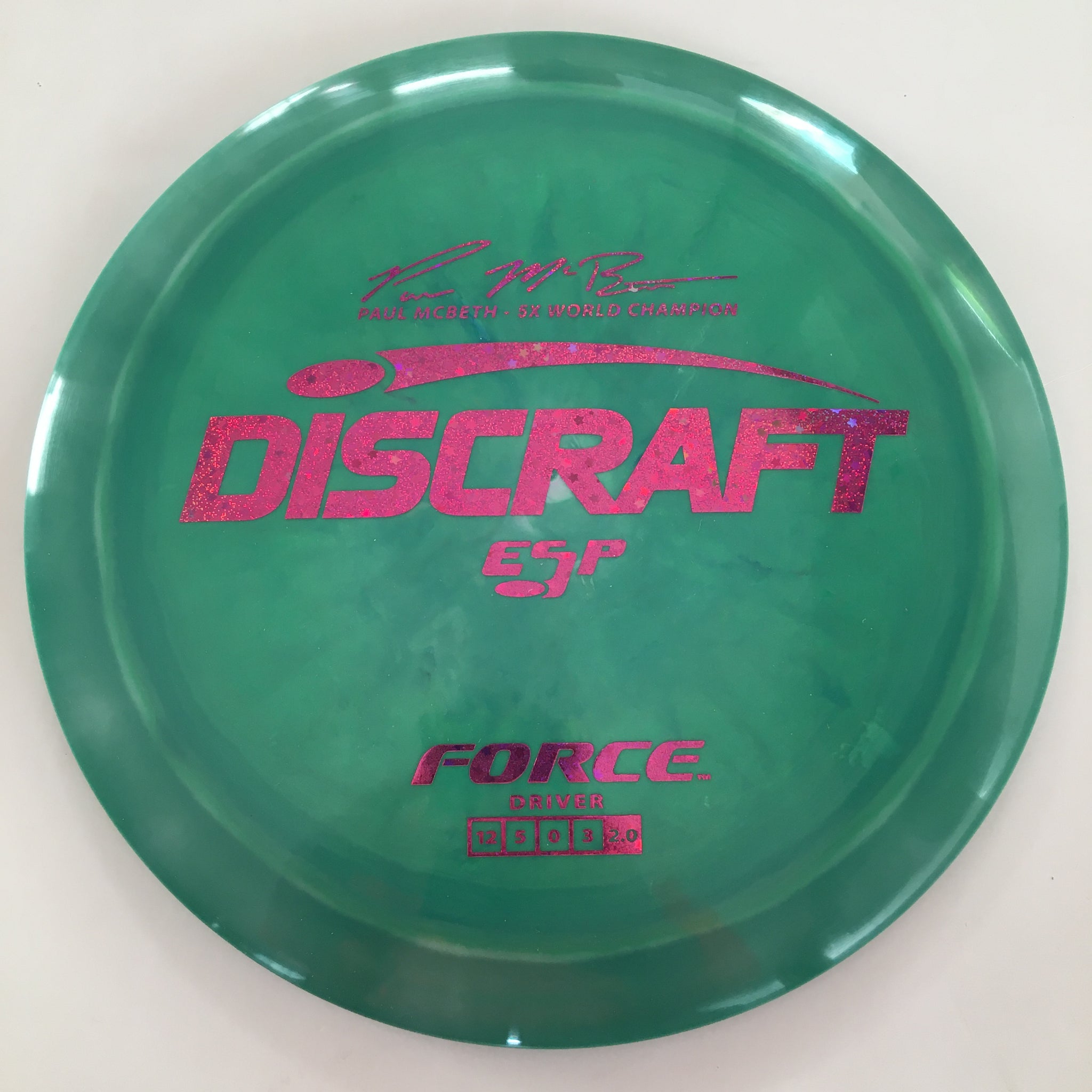 Discraft 5x Paul McBeth ESP Force 12/5/0/3 (170-172 grams)