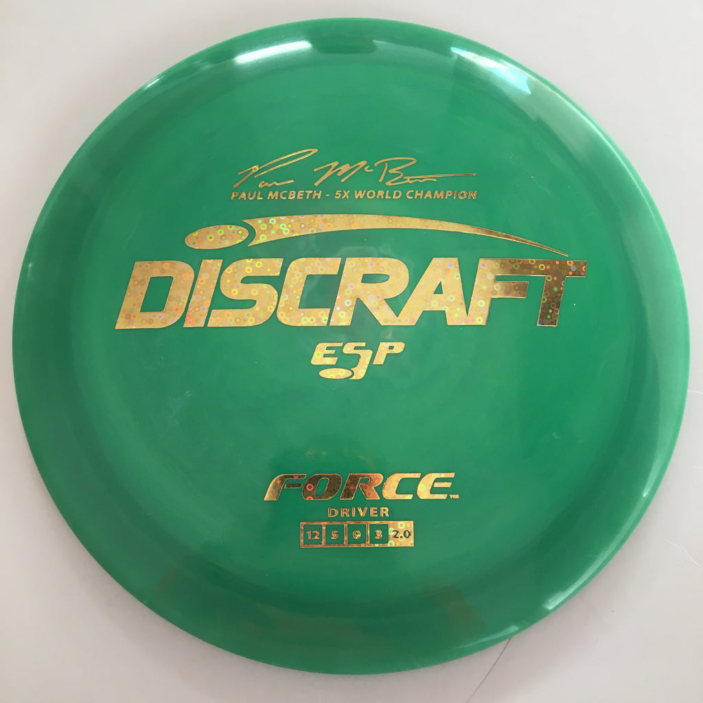 Discraft 5x Paul McBeth ESP Force 12/5/0/3 (170-172 grams)