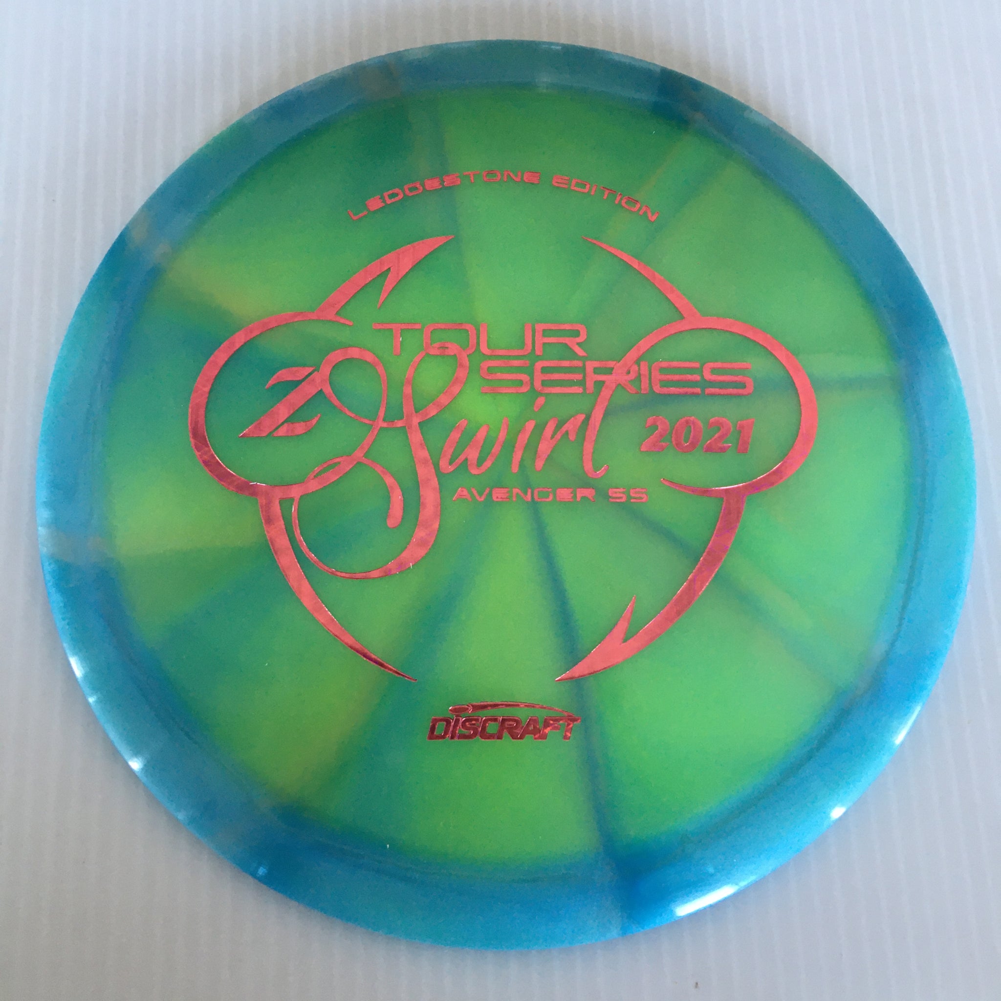 Discraft 2021 Ledgestone Tour Series Z Swirl Avenger SS 10/5/-3/1