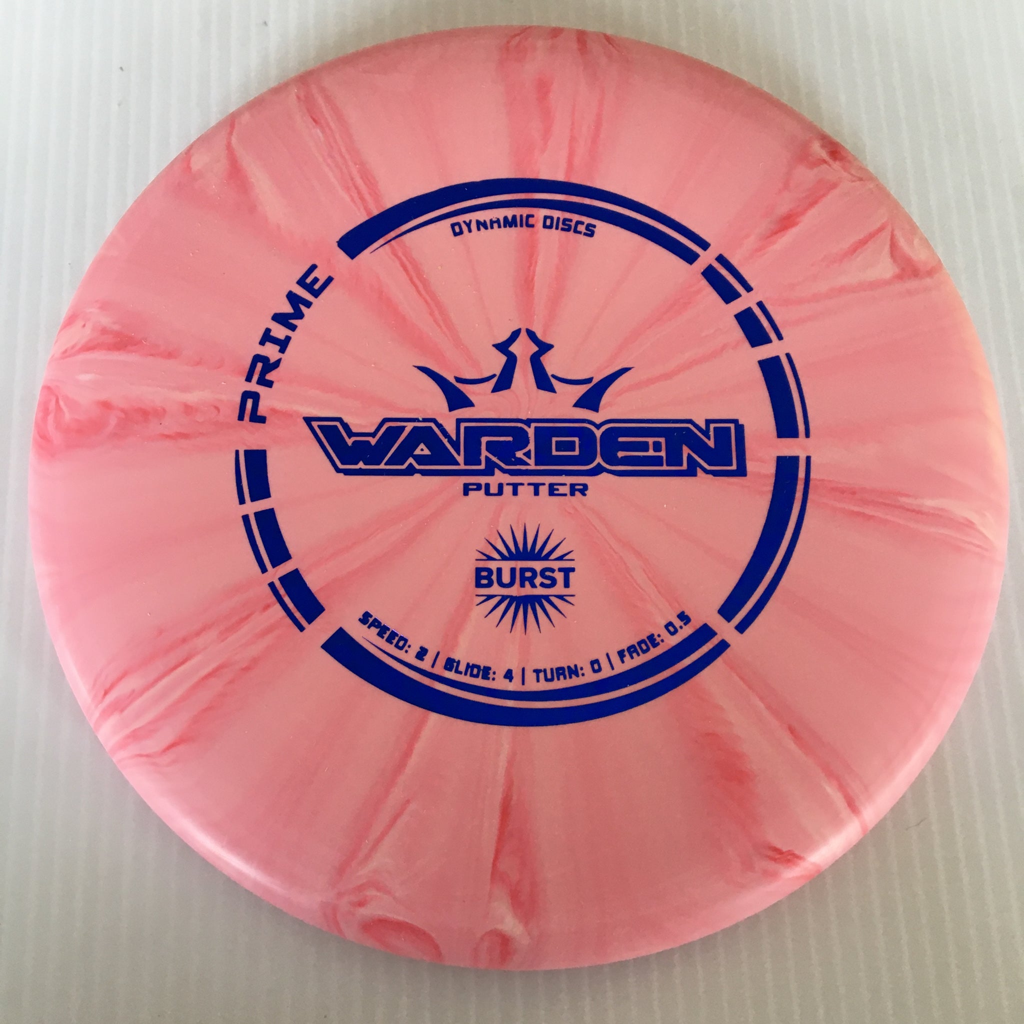 Dynamic Discs Prime Burst Warden 2/4/0/0.5