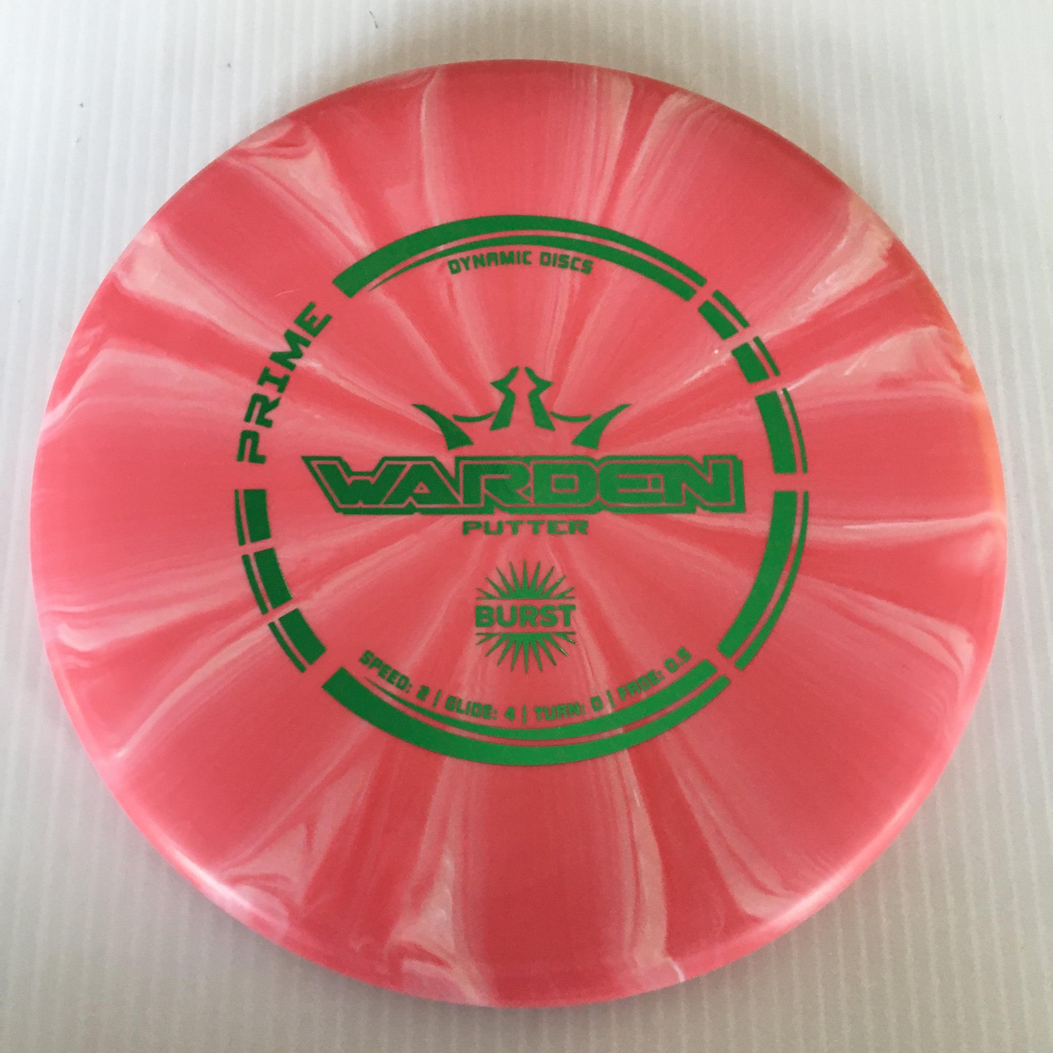 Dynamic Discs Prime Burst Warden 2/4/0/0.5