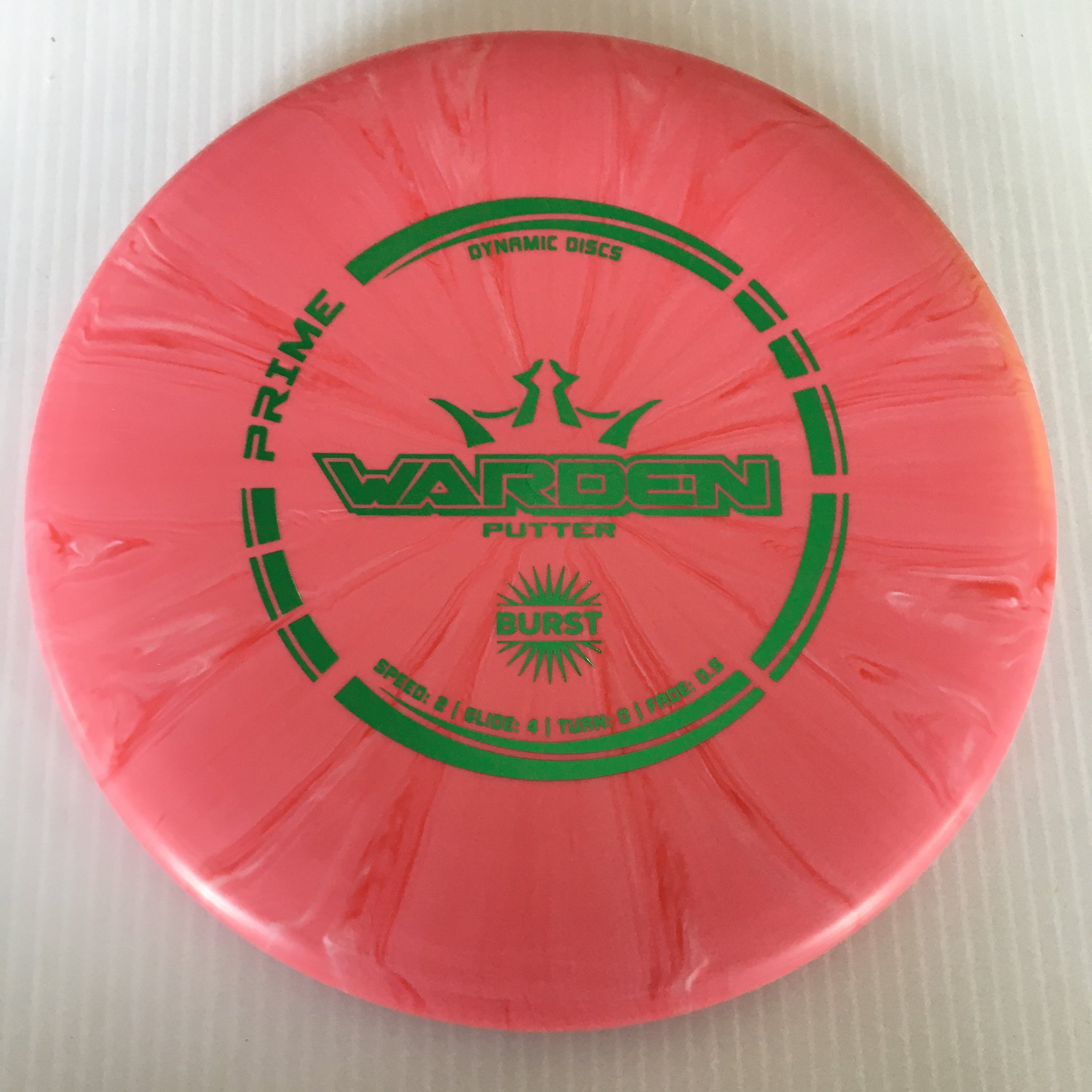 Dynamic Discs Prime Burst Warden 2/4/0/0.5