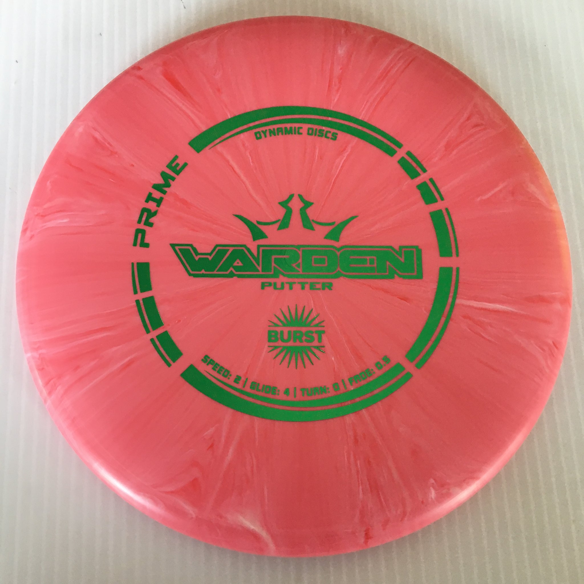 Dynamic Discs Prime Burst Warden 2/4/0/0.5