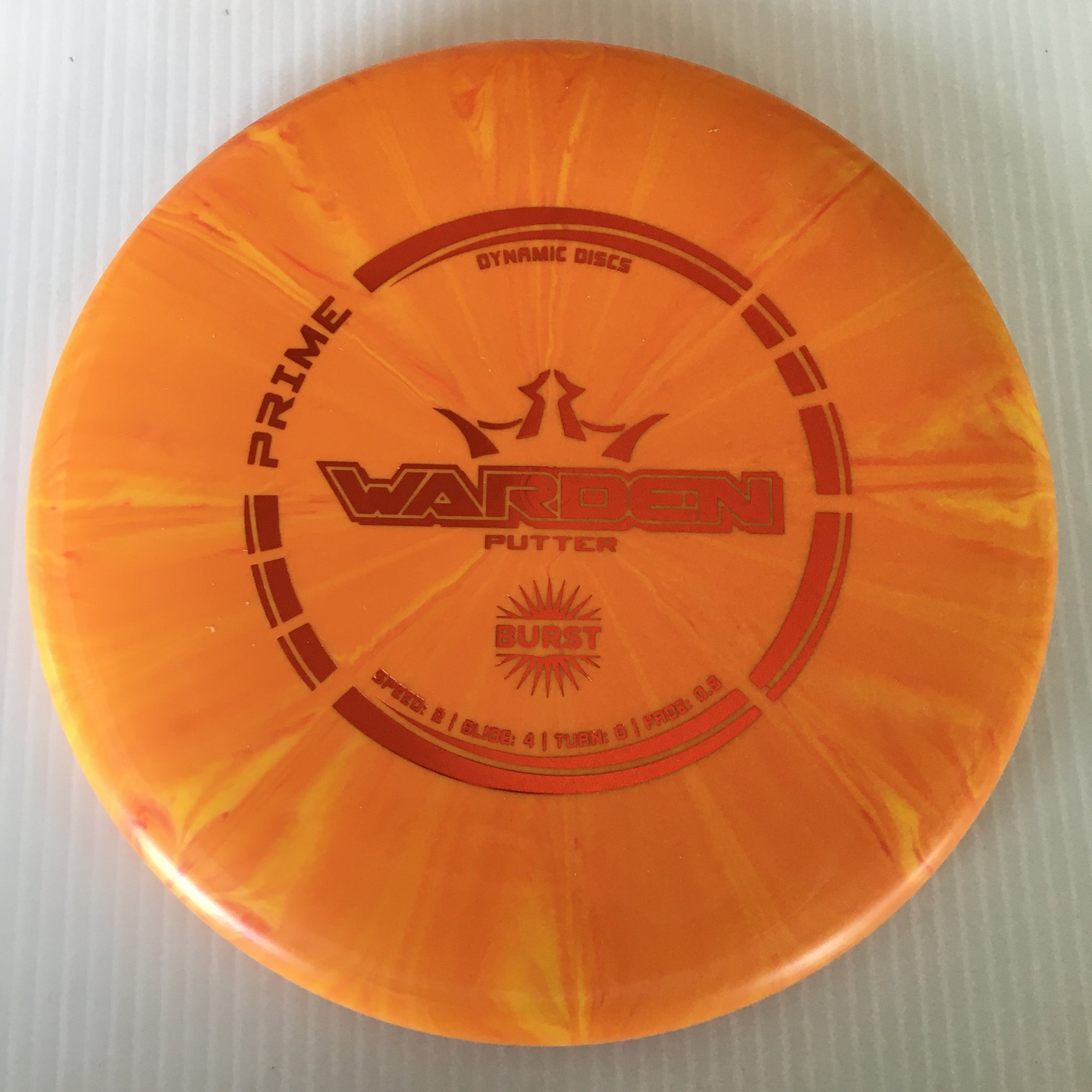 Dynamic Discs Prime Burst Warden 2/4/0/0.5