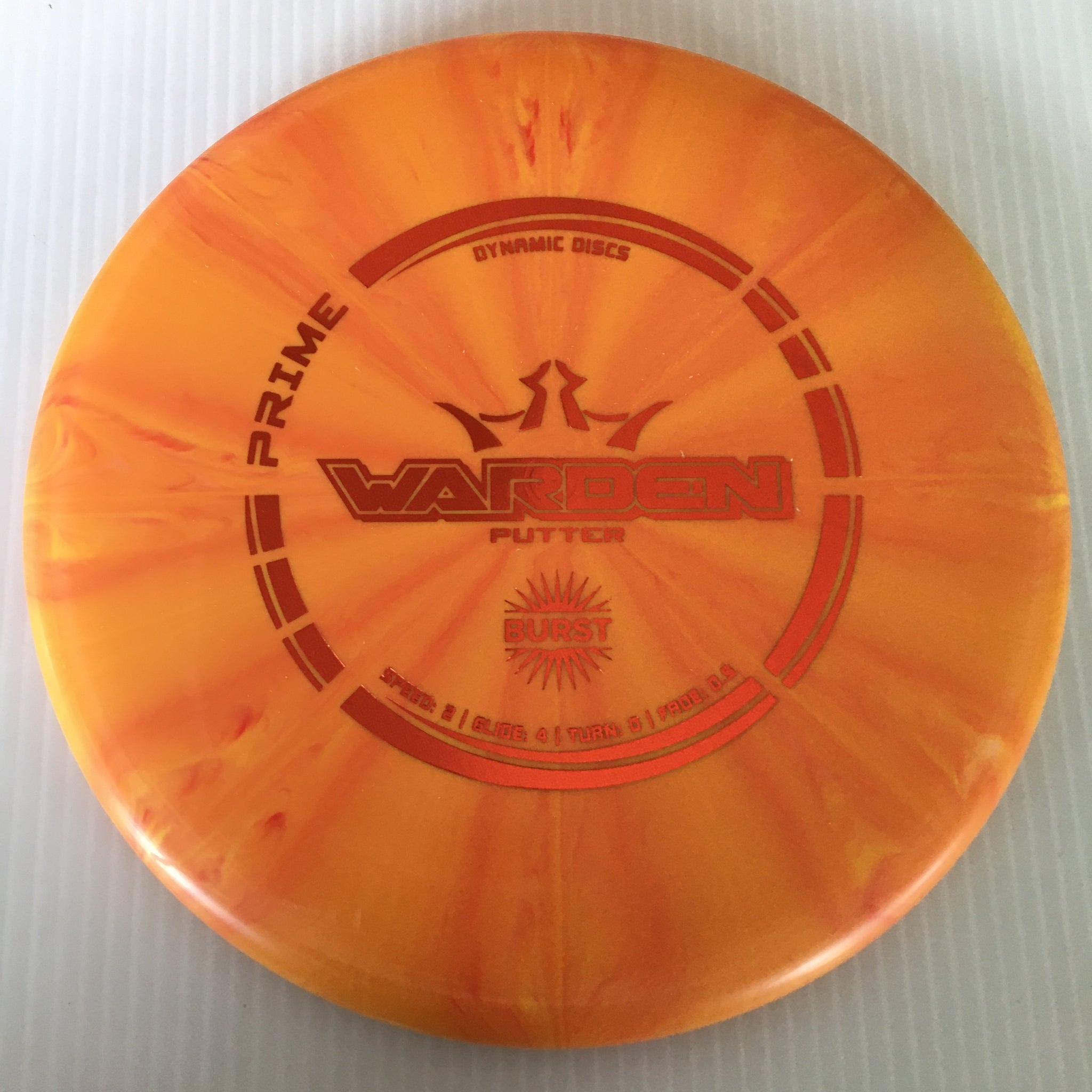 Dynamic Discs Prime Burst Warden 2/4/0/0.5