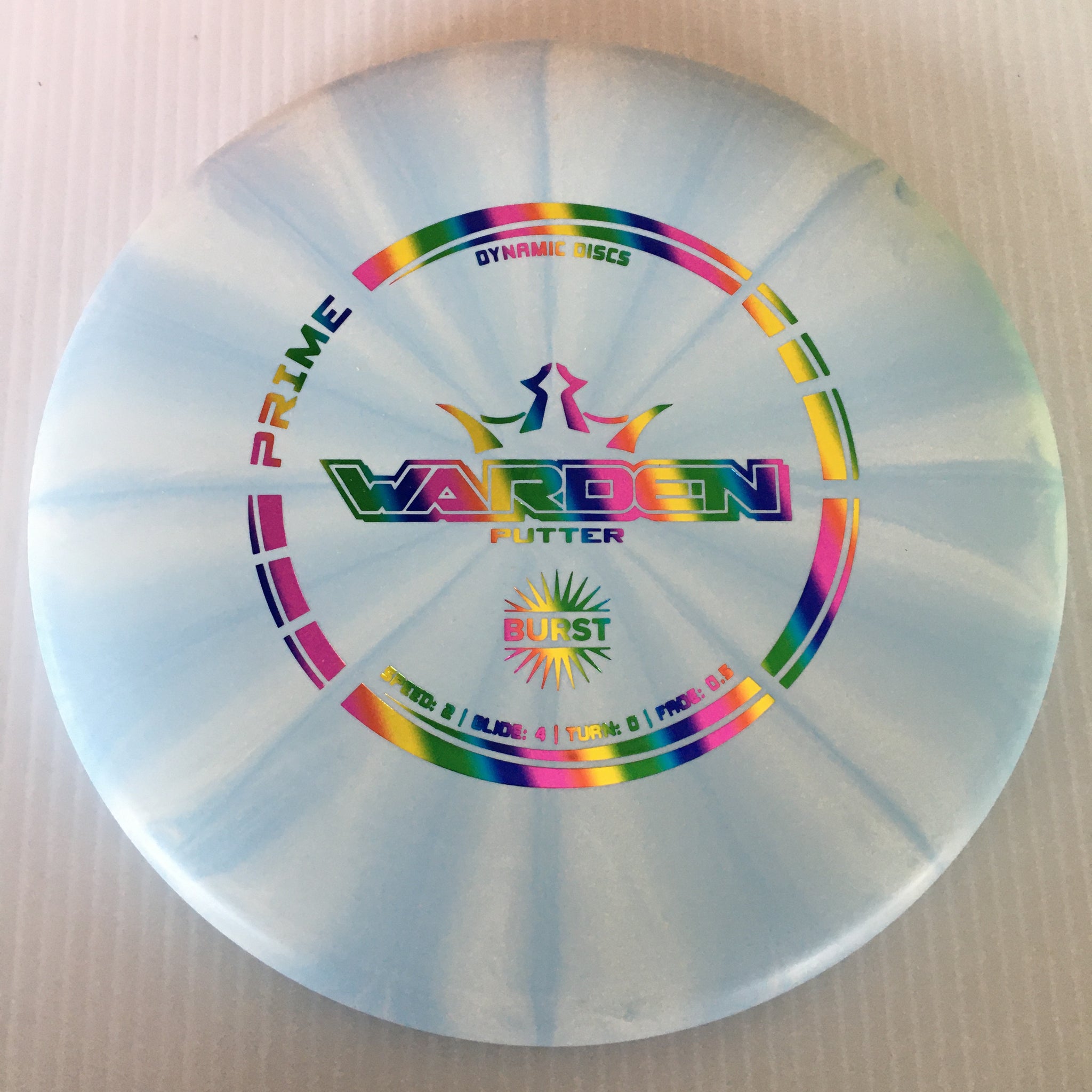 Dynamic Discs Prime Burst Warden 2/4/0/0.5