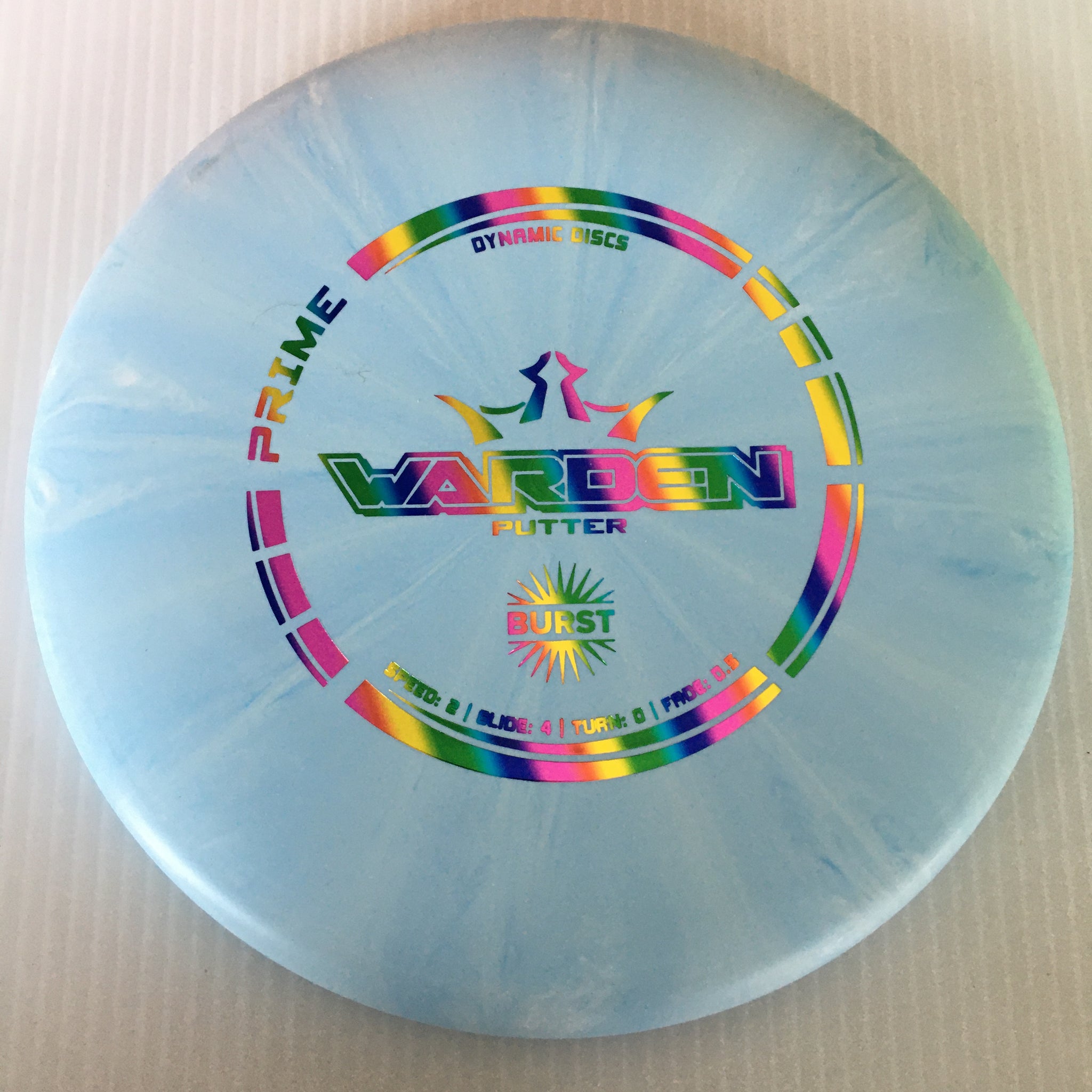 Dynamic Discs Prime Burst Warden 2/4/0/0.5