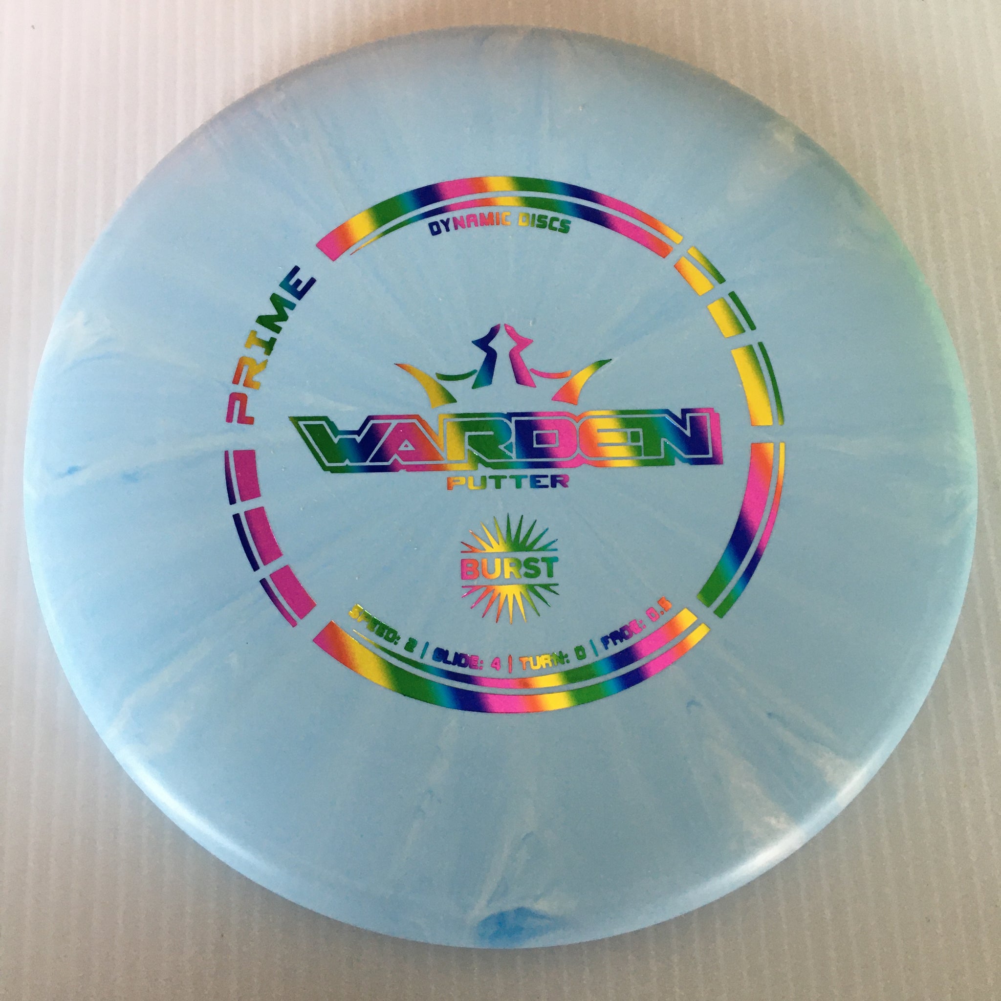 Dynamic Discs Prime Burst Warden 2/4/0/0.5