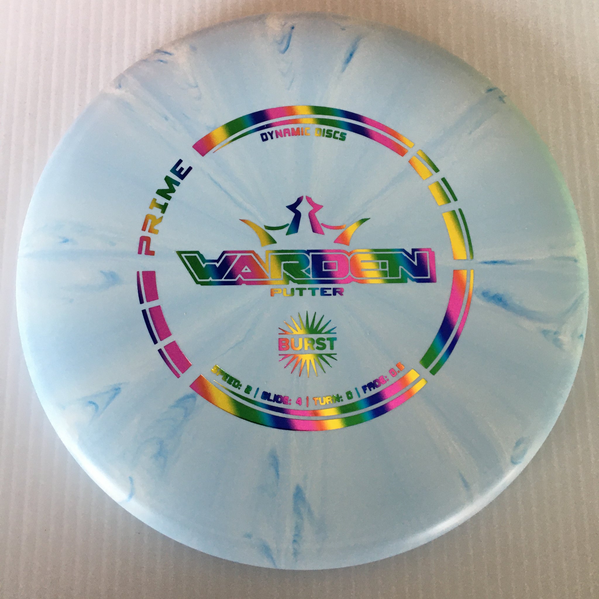 Dynamic Discs Prime Burst Warden 2/4/0/0.5