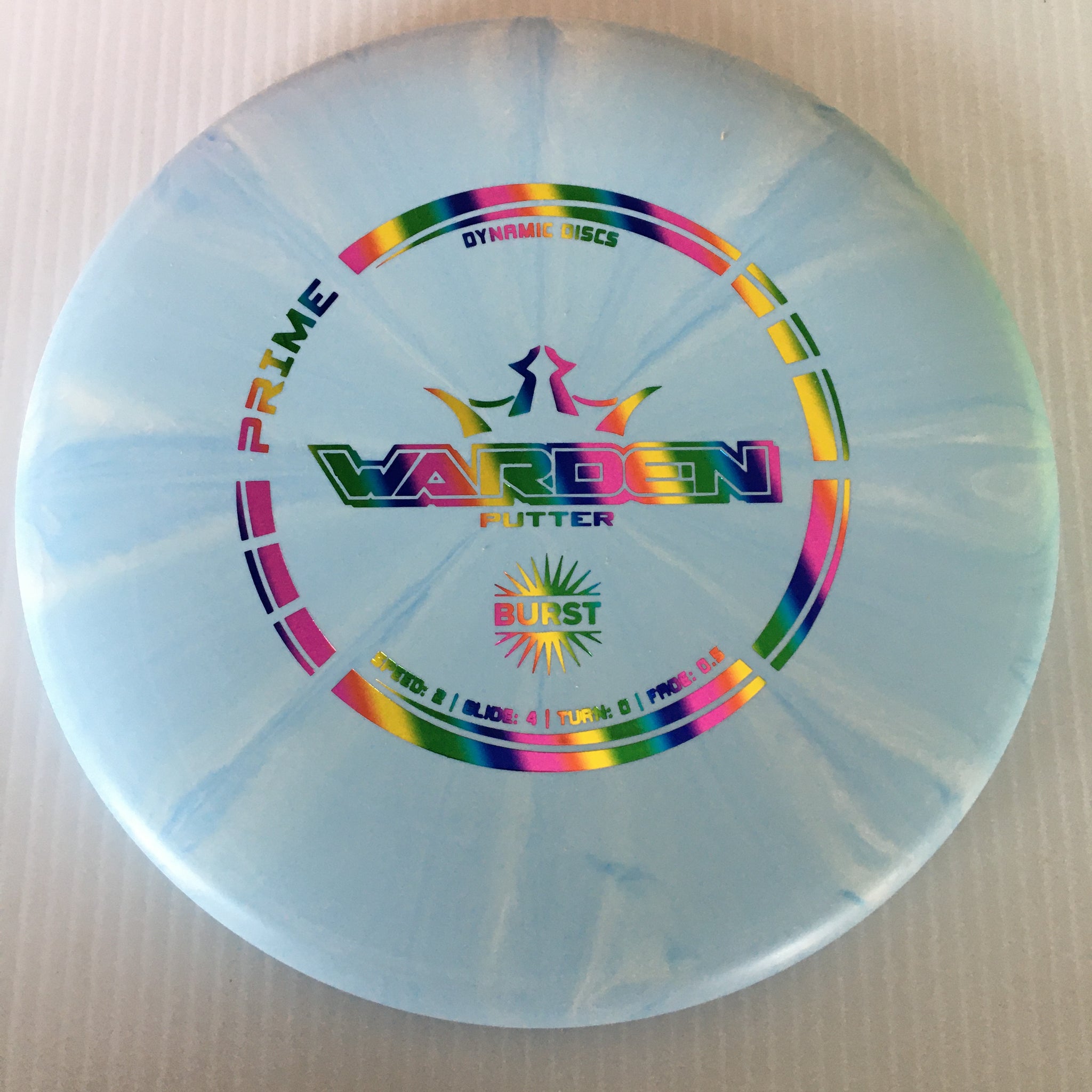 Dynamic Discs Prime Burst Warden 2/4/0/0.5