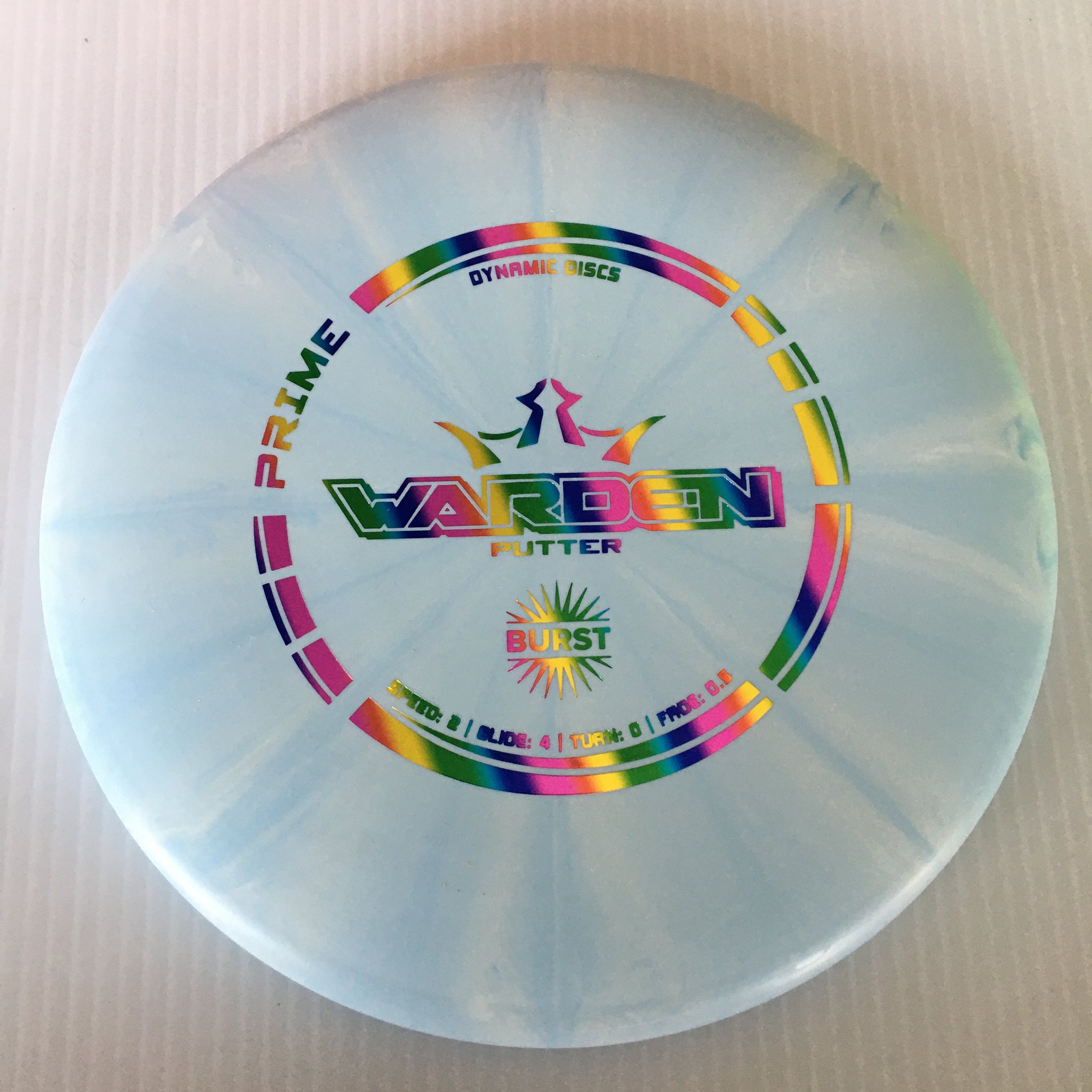 Dynamic Discs Prime Burst Warden 2/4/0/0.5