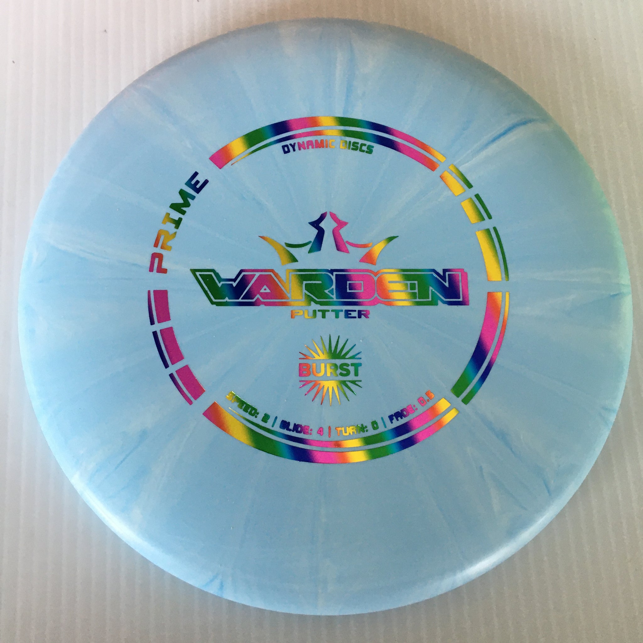 Dynamic Discs Prime Burst Warden 2/4/0/0.5