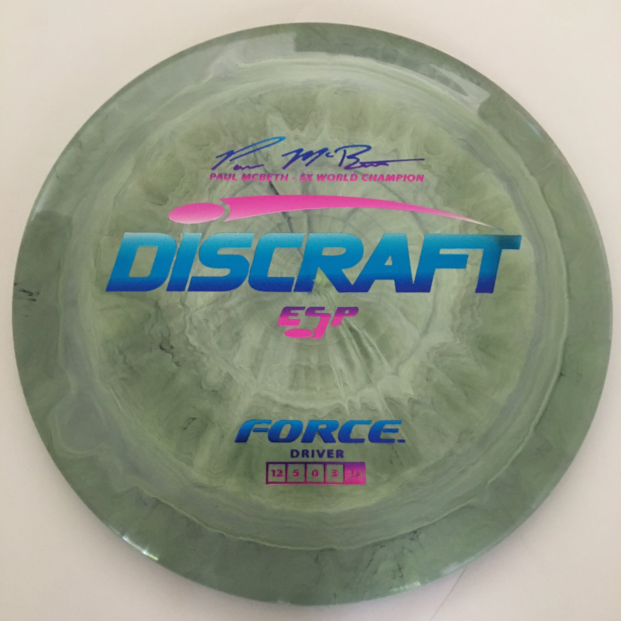Discraft 5x Paul McBeth ESP Force 12/5/0/3 (170-172 grams)