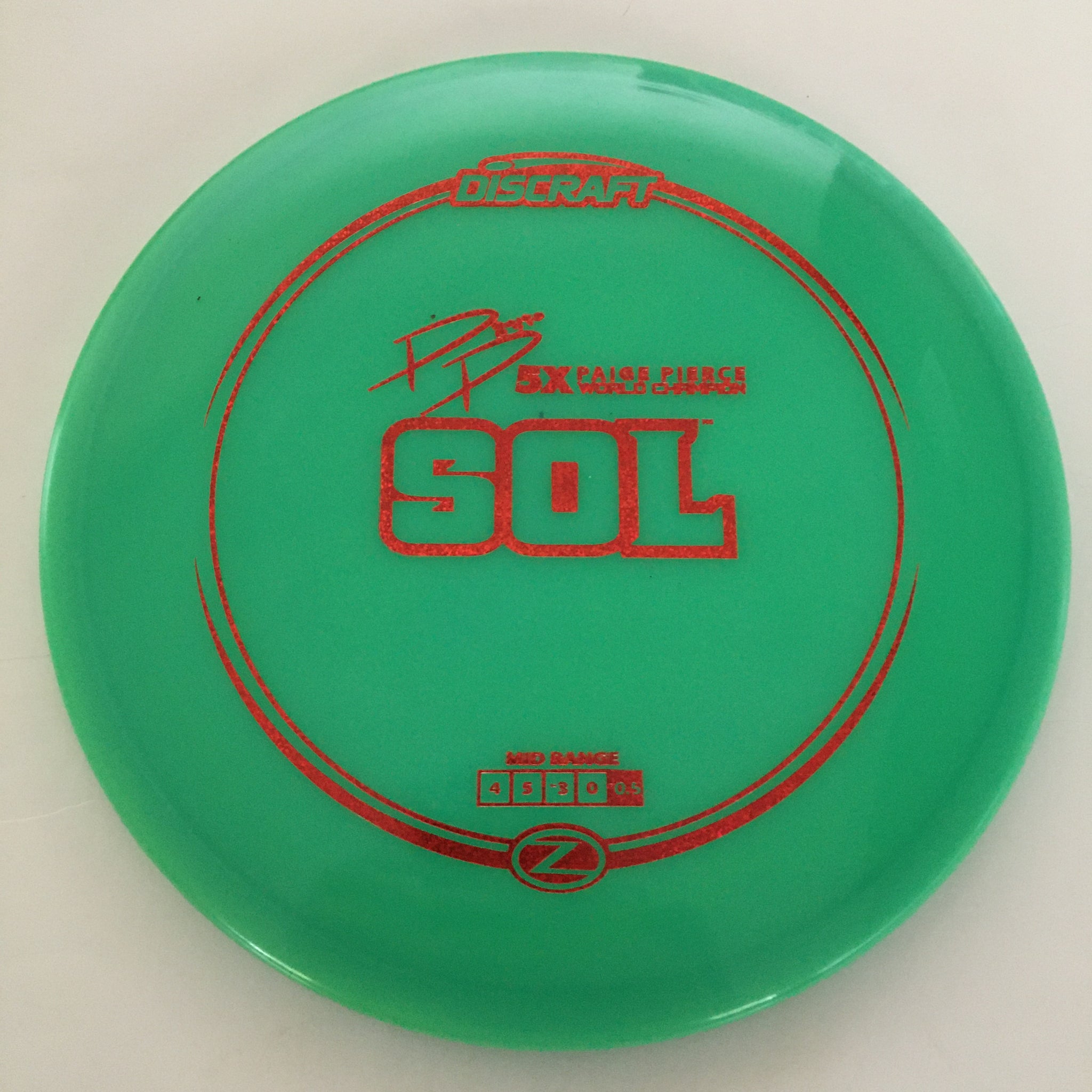 Discraft 5x Paige Pierce Z Sol 4/5/-3/0