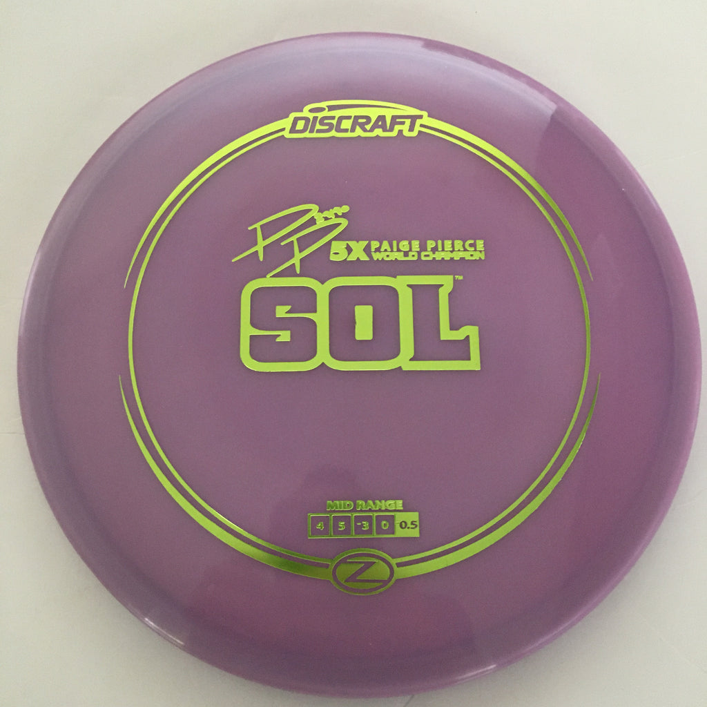 Discraft 5x Paige Pierce Z Sol 4/5/-3/0
