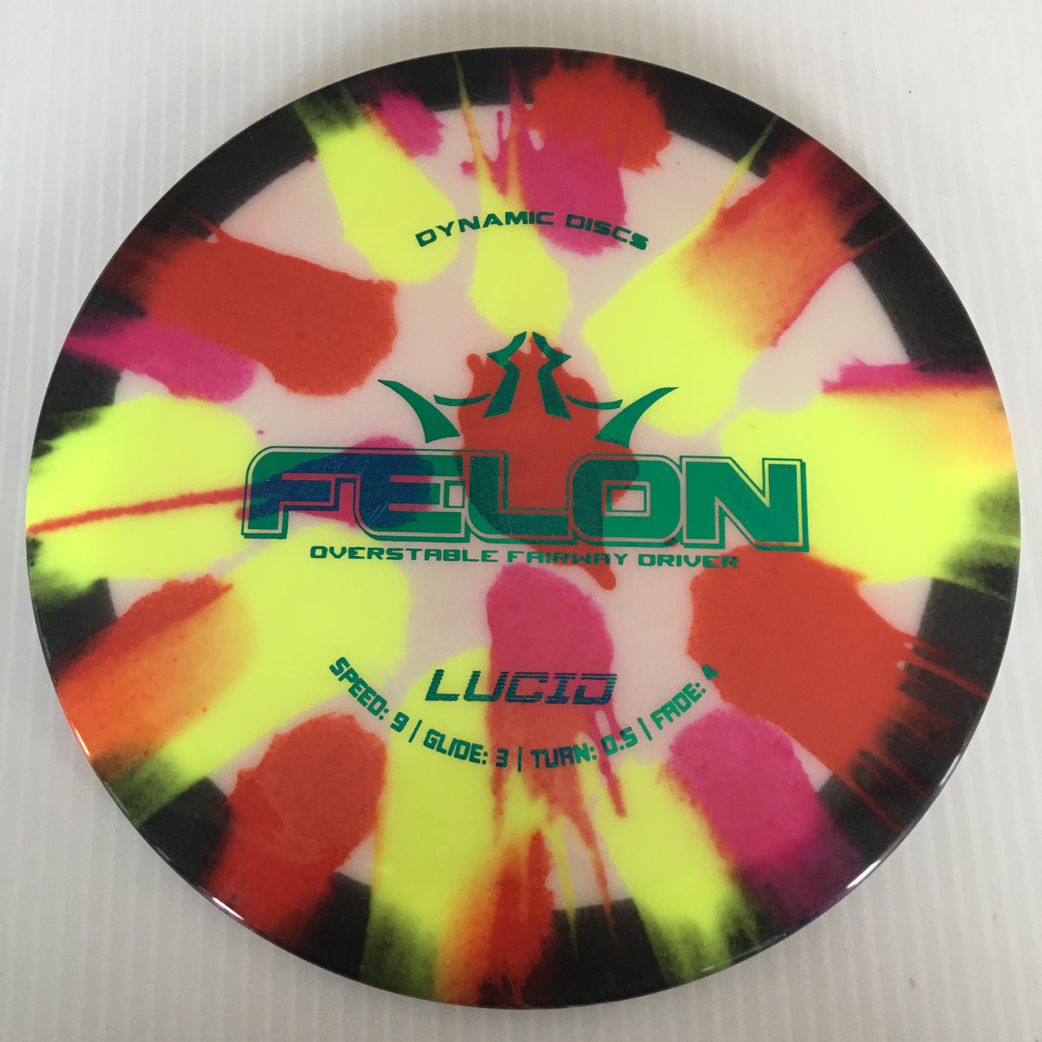 Dynamic Discs MyDye Lucid Felon 9/3/0.5/4