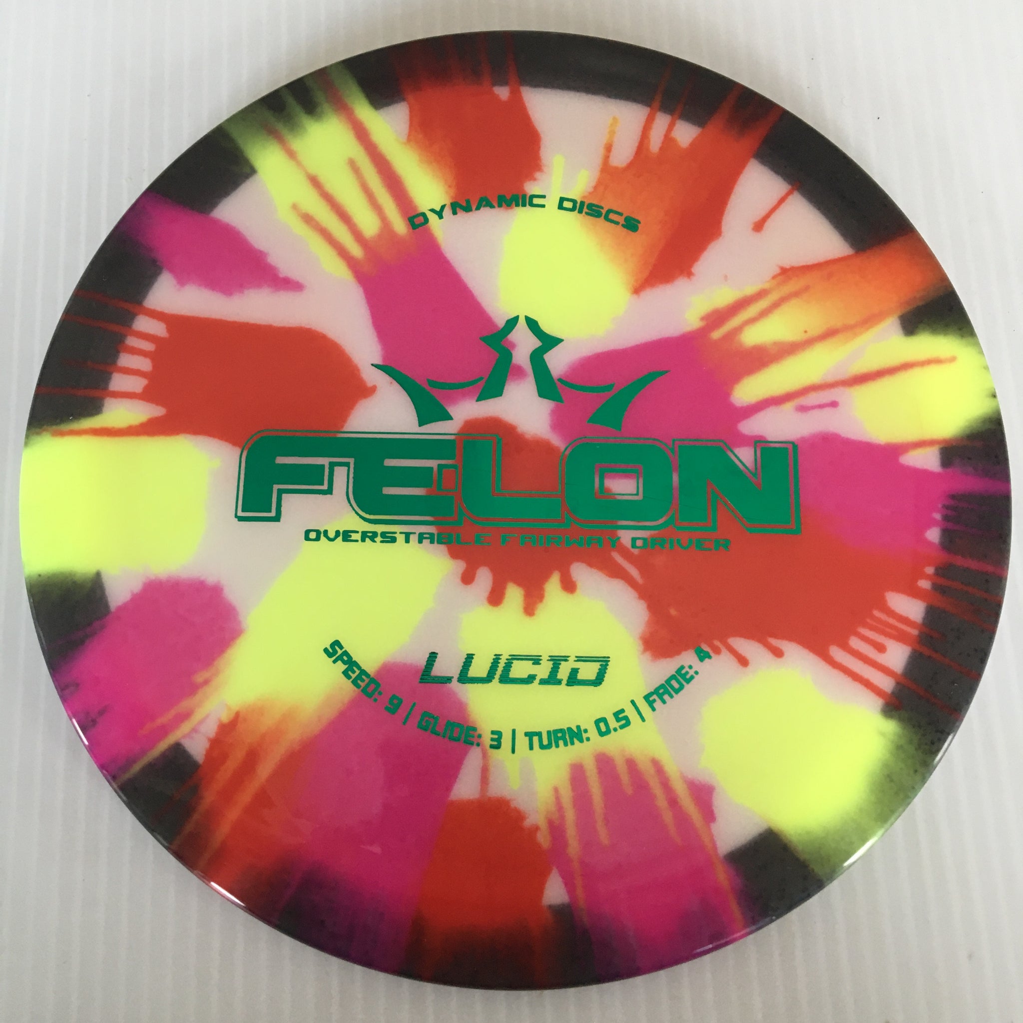 Dynamic Discs MyDye Lucid Felon 9/3/0.5/4