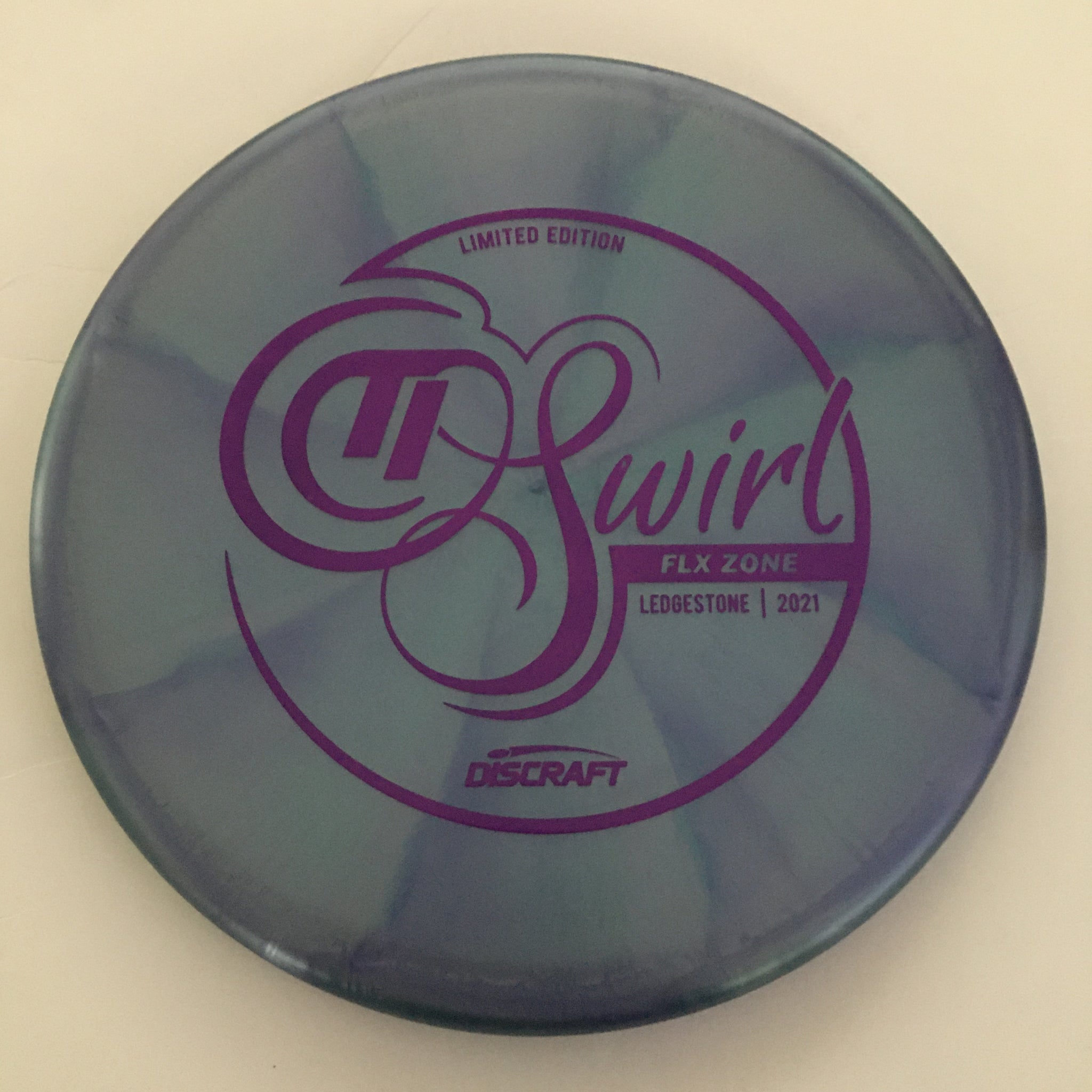 Discraft 2021 Ledgestone Titanium Swirl FLX Zone 4/3/0/3