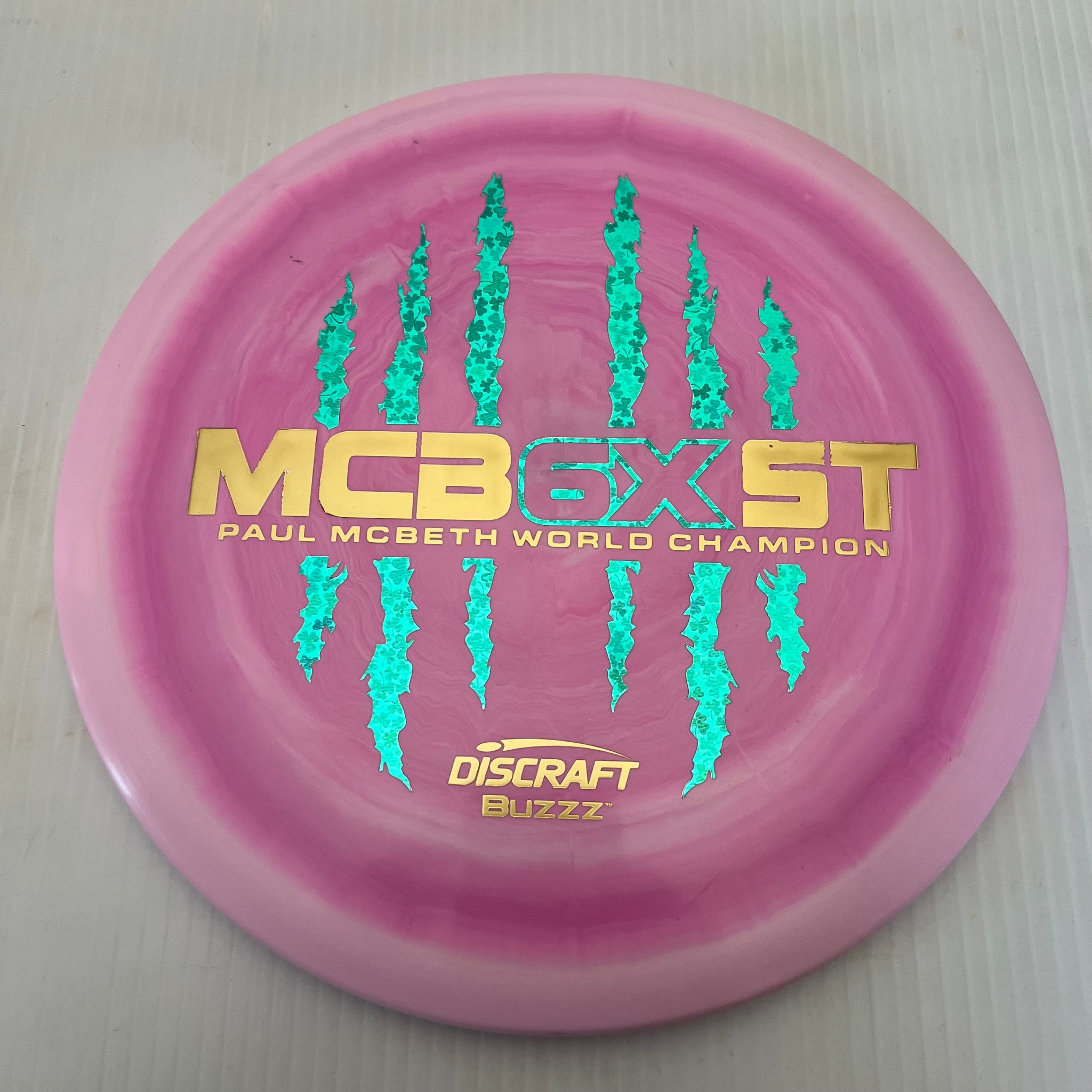 Discraft Paul McBeth 6x Claws Swirly ESP Buzzz 5/4/-1/1