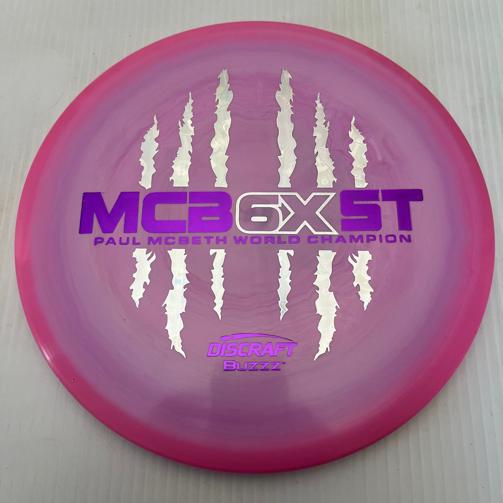 Discraft Paul McBeth 6x Claws Swirly ESP Buzzz 5/4/-1/1