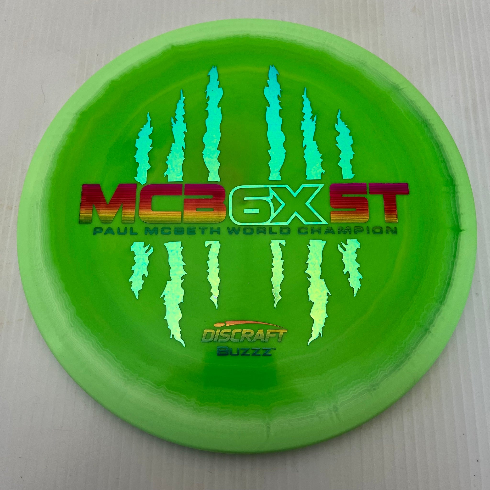 Discraft Paul McBeth 6x Claws Swirly ESP Buzzz 5/4/-1/1