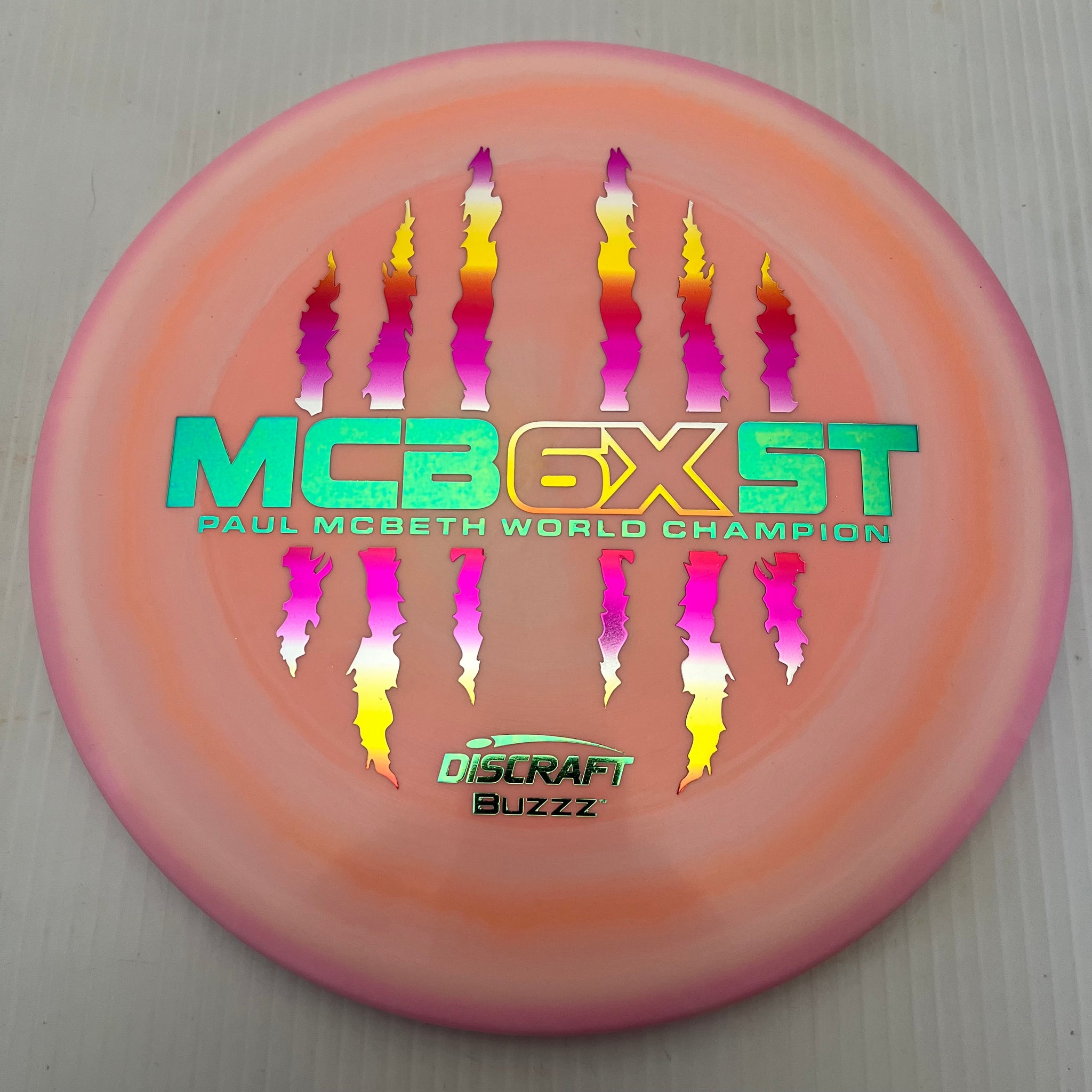 Discraft Paul McBeth 6x Claws Swirly ESP Buzzz 5/4/-1/1