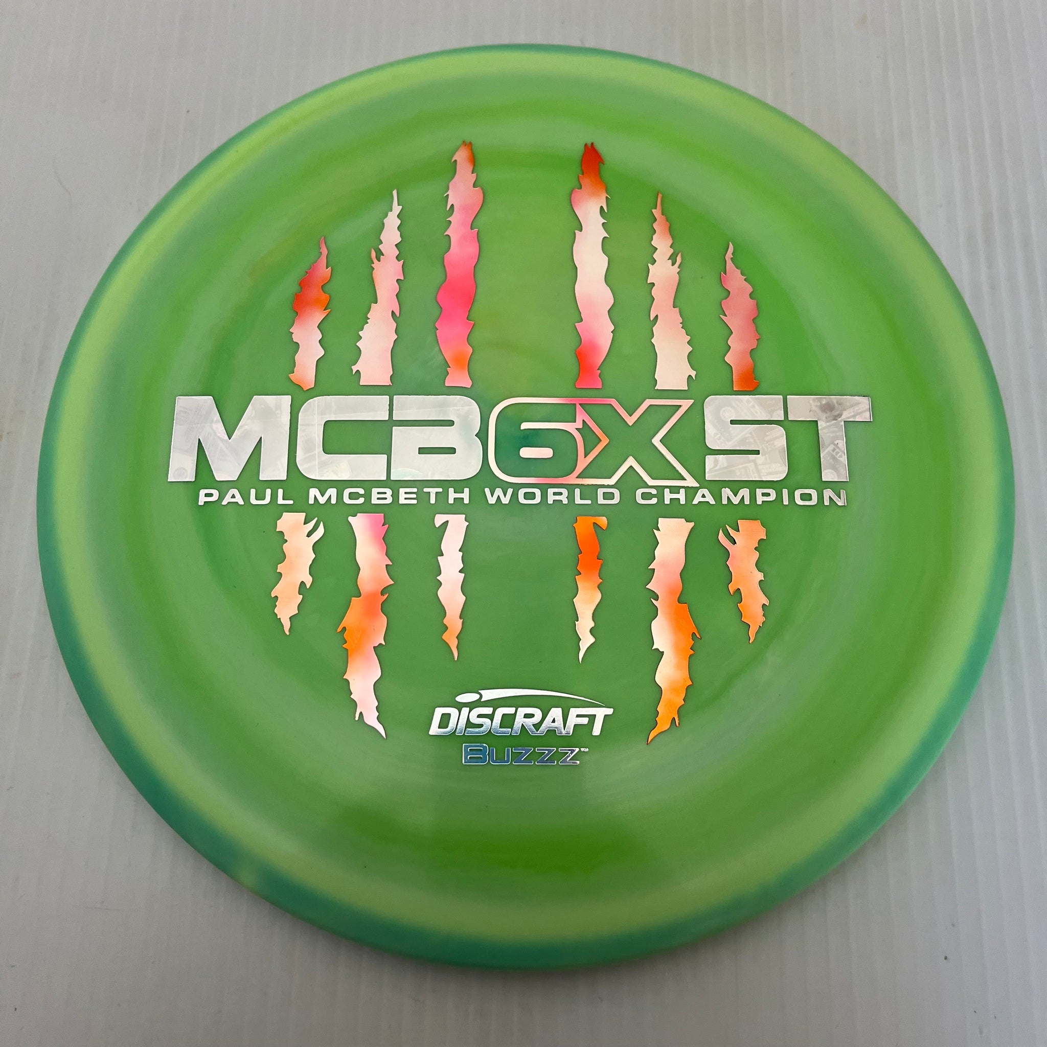 Discraft Paul McBeth 6x Claws Swirly ESP Buzzz 5/4/-1/1