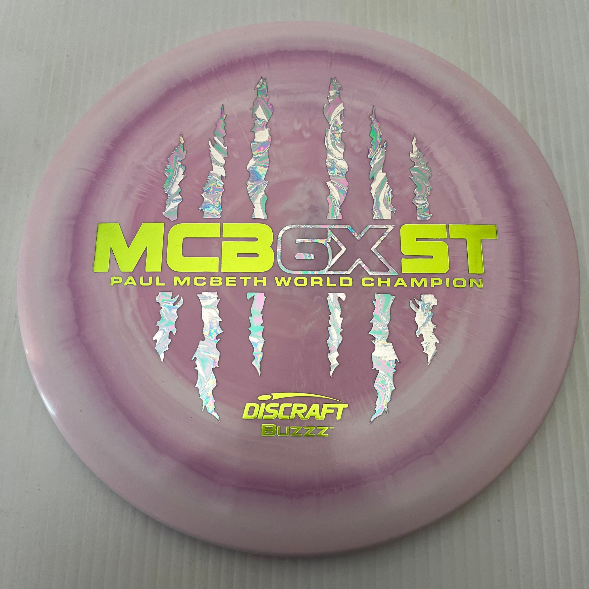 Discraft Paul McBeth 6x Claws Swirly ESP Buzzz 5/4/-1/1
