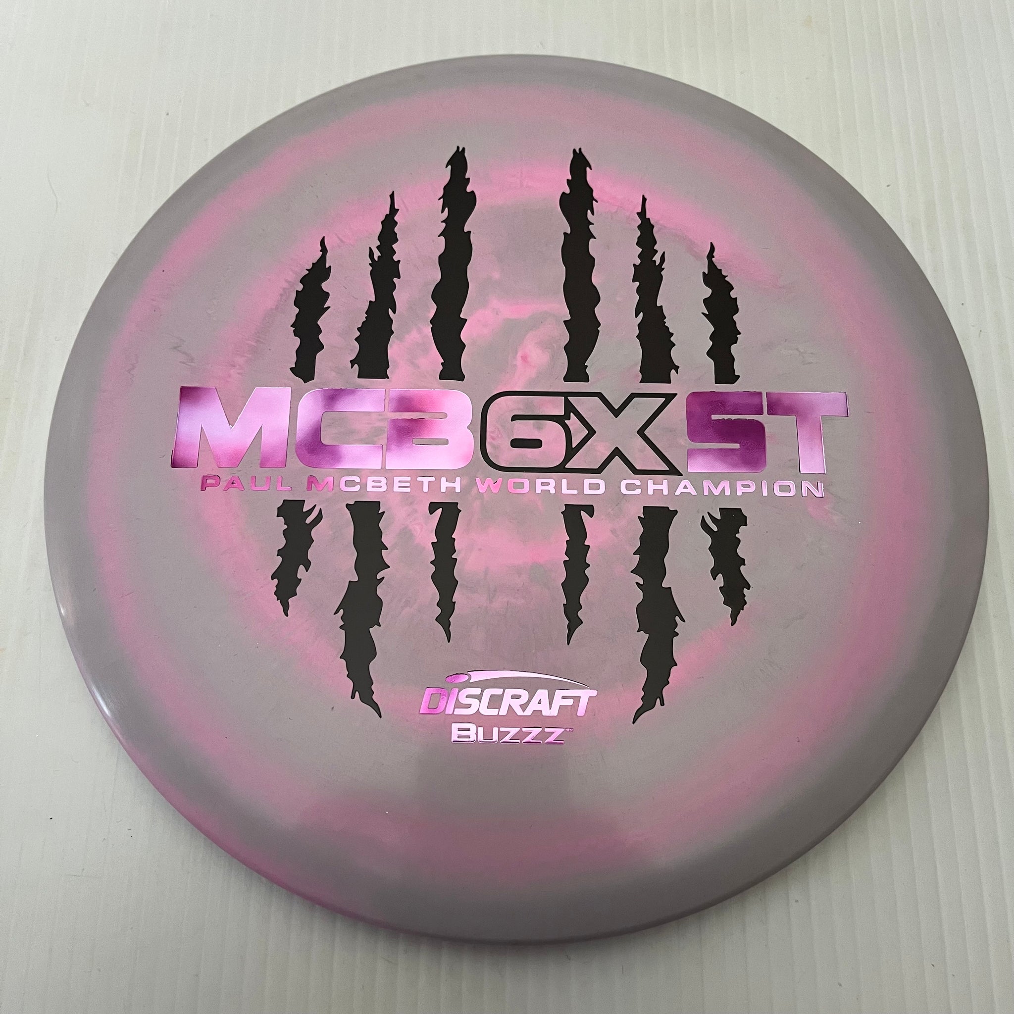 Discraft Paul McBeth 6x Claws Swirly ESP Buzzz 5/4/-1/1