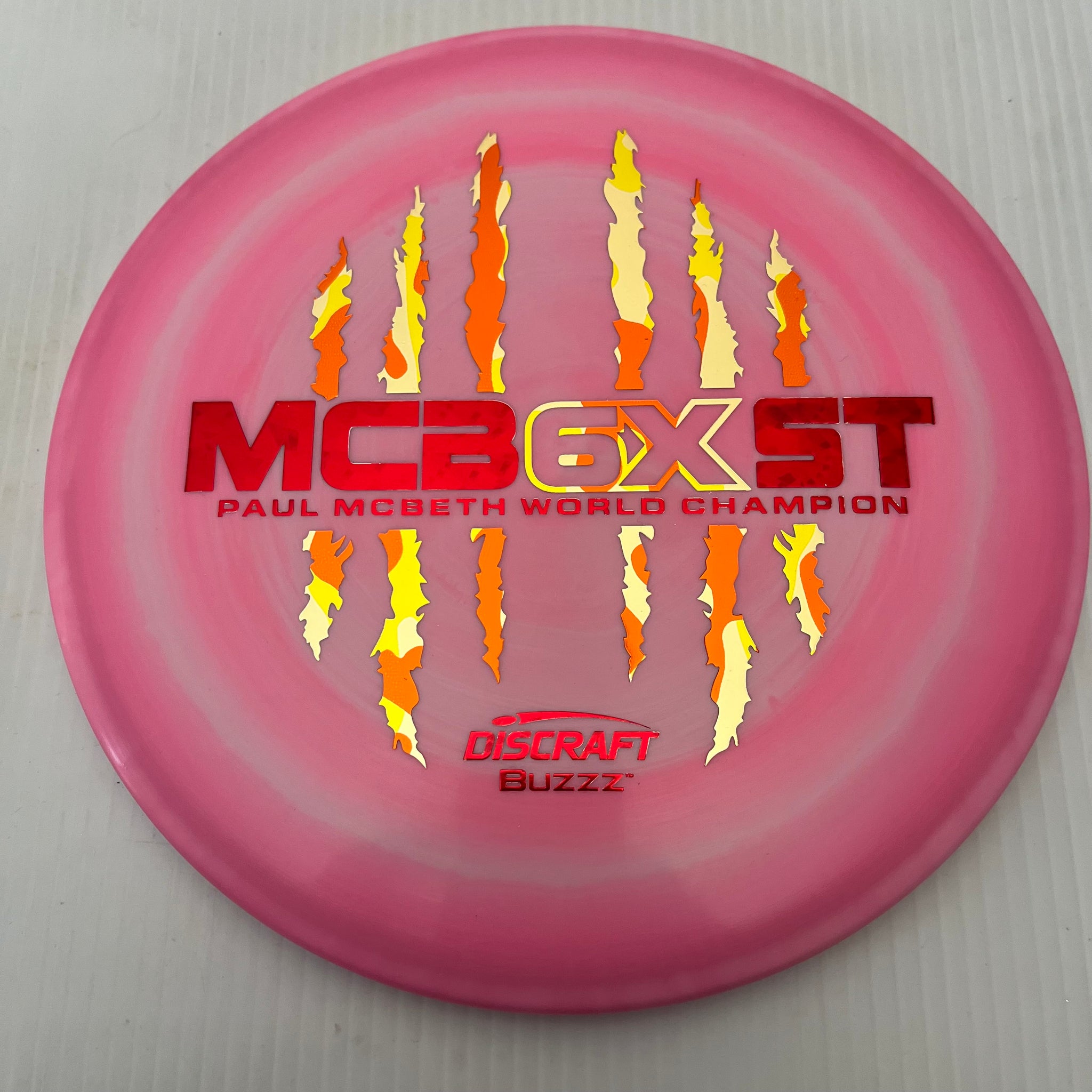 Discraft Paul McBeth 6x Claws Swirly ESP Buzzz 5/4/-1/1
