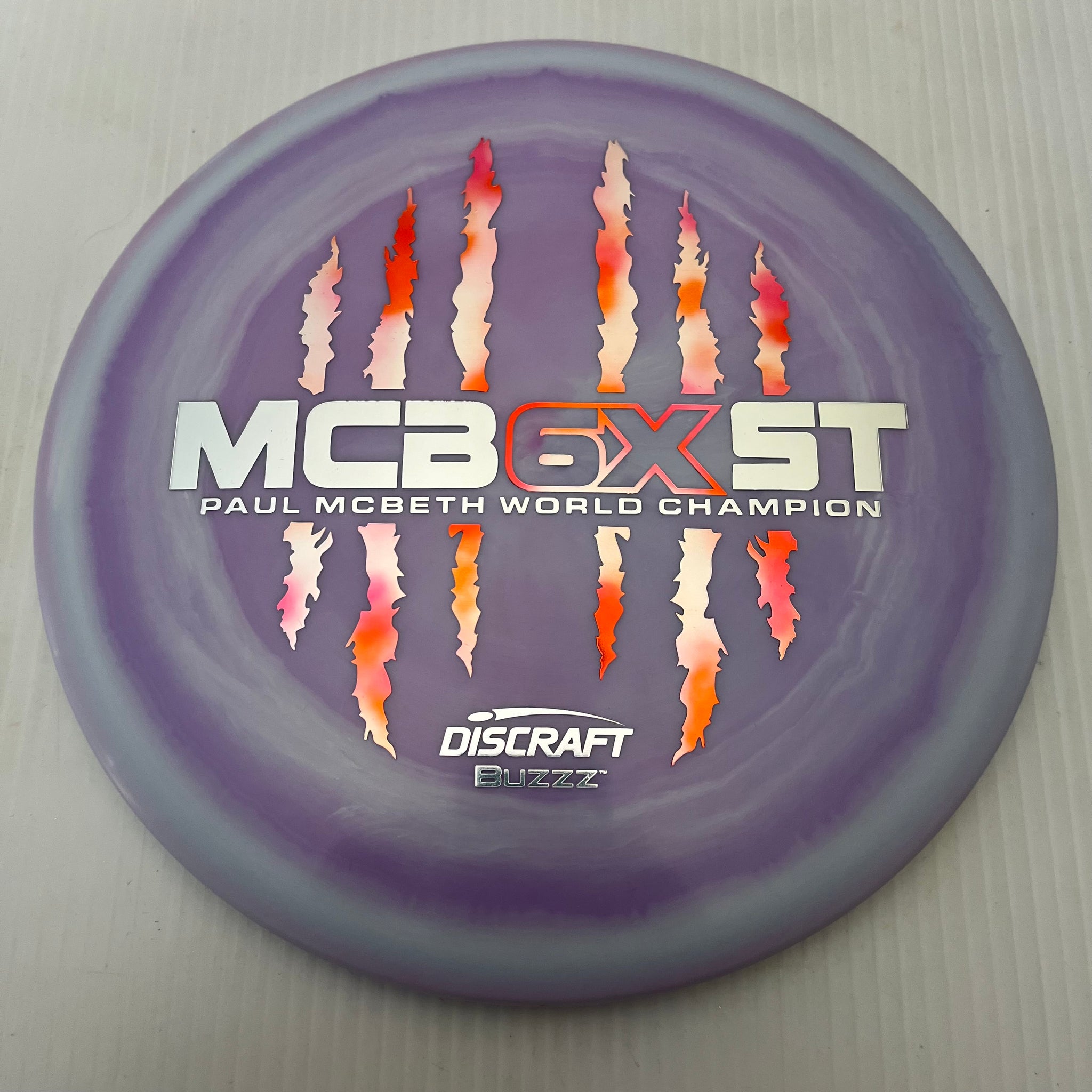 Discraft Paul McBeth 6x Claws Swirly ESP Buzzz 5/4/-1/1